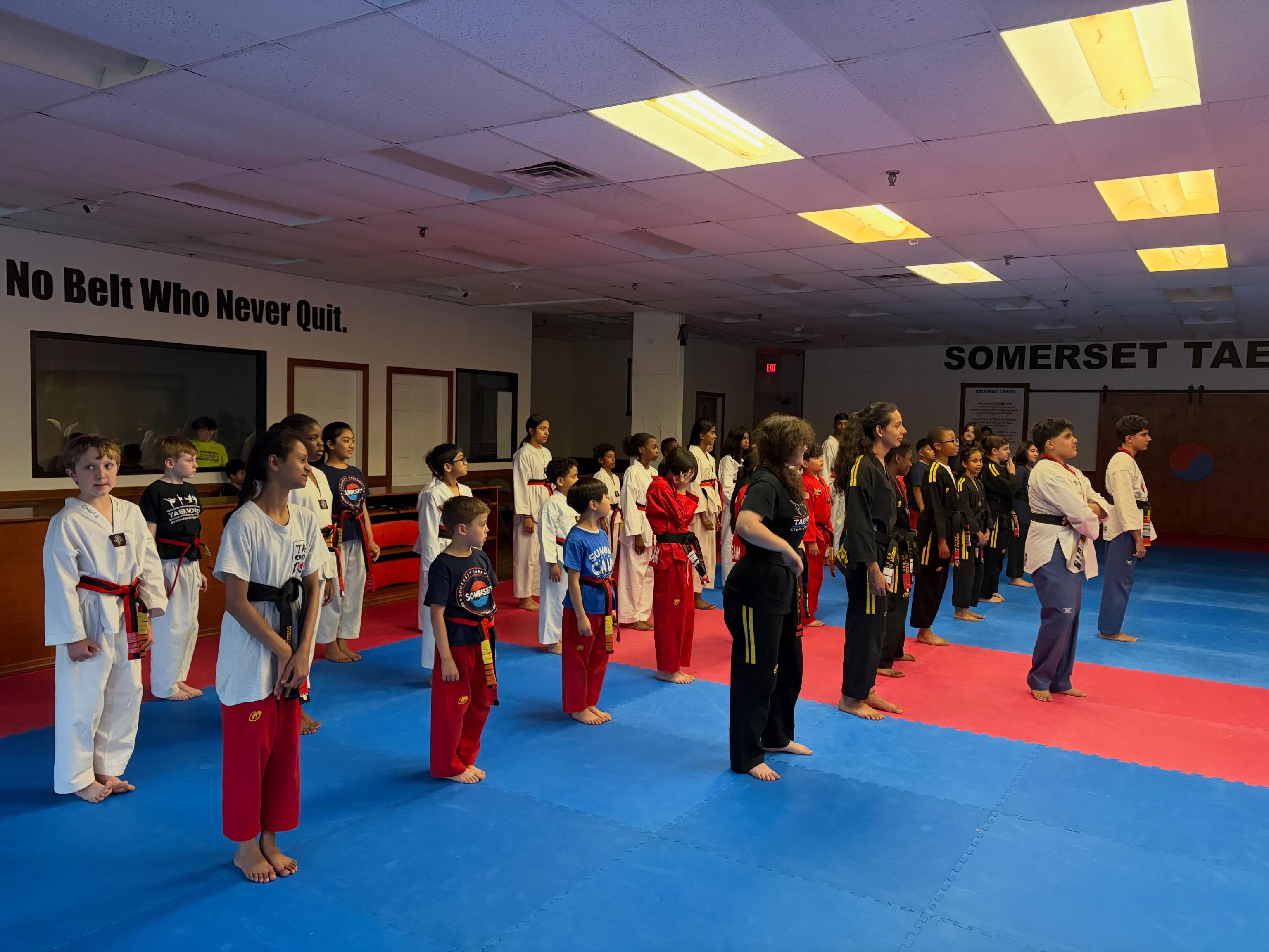 Black Belt Candidates! Meditation and Fasting! Successfully completed! Great job! #blackbelt #taekwondokids #somersettaekwondo #somersettkd #stkd