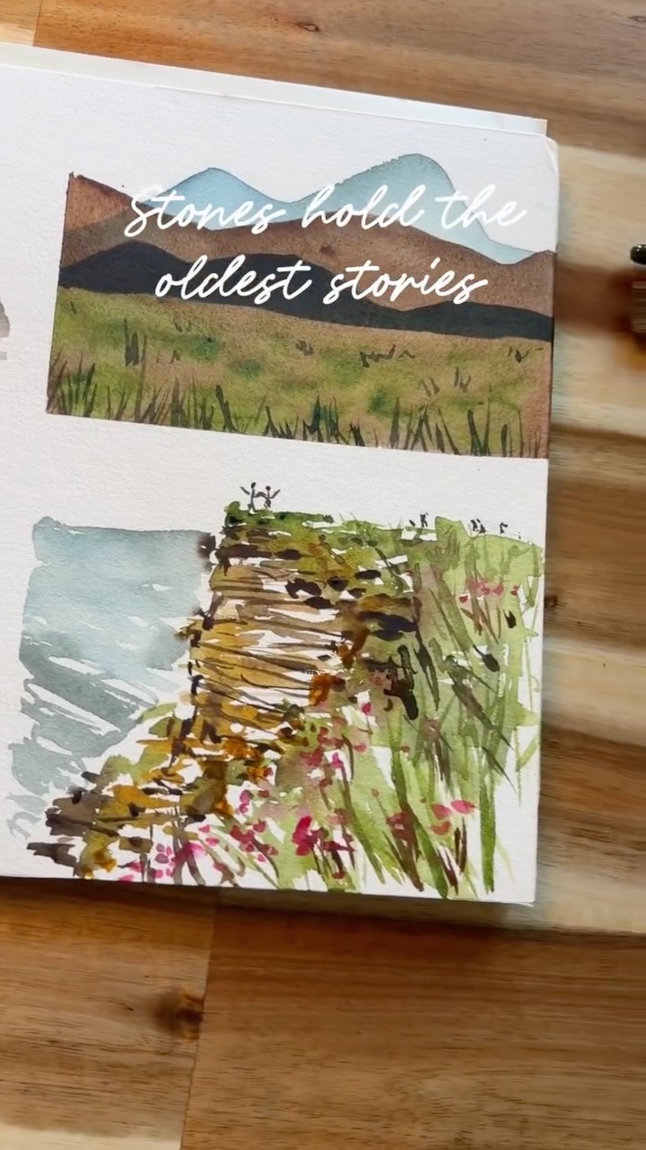 Mountains have a way of humbling us. The strength of stone, the shifting light across distant peaks, the textures, shadows, and stories hidden within the landscape… painting them in watercolour feels both grounding and freeing all at once.
In my upcoming landscape course Where Water Meets Land, I’ll be sharing how I approach mountains and rocky landscapes with softness, atmosphere, and expressive brushwork, turning rugged forms into paintings filled with mood and feeling.
If you’ve ever wanted to paint the wild beauty of nature and capture the spirit of a place, I’d love for you to join me.
Pre-register now via the waitlist link in bio to receive an early bird discount when the course opens ✨
#watercolourlandscape #mountainpainting #watercolourartist #landscapepainting #learnwatercolour