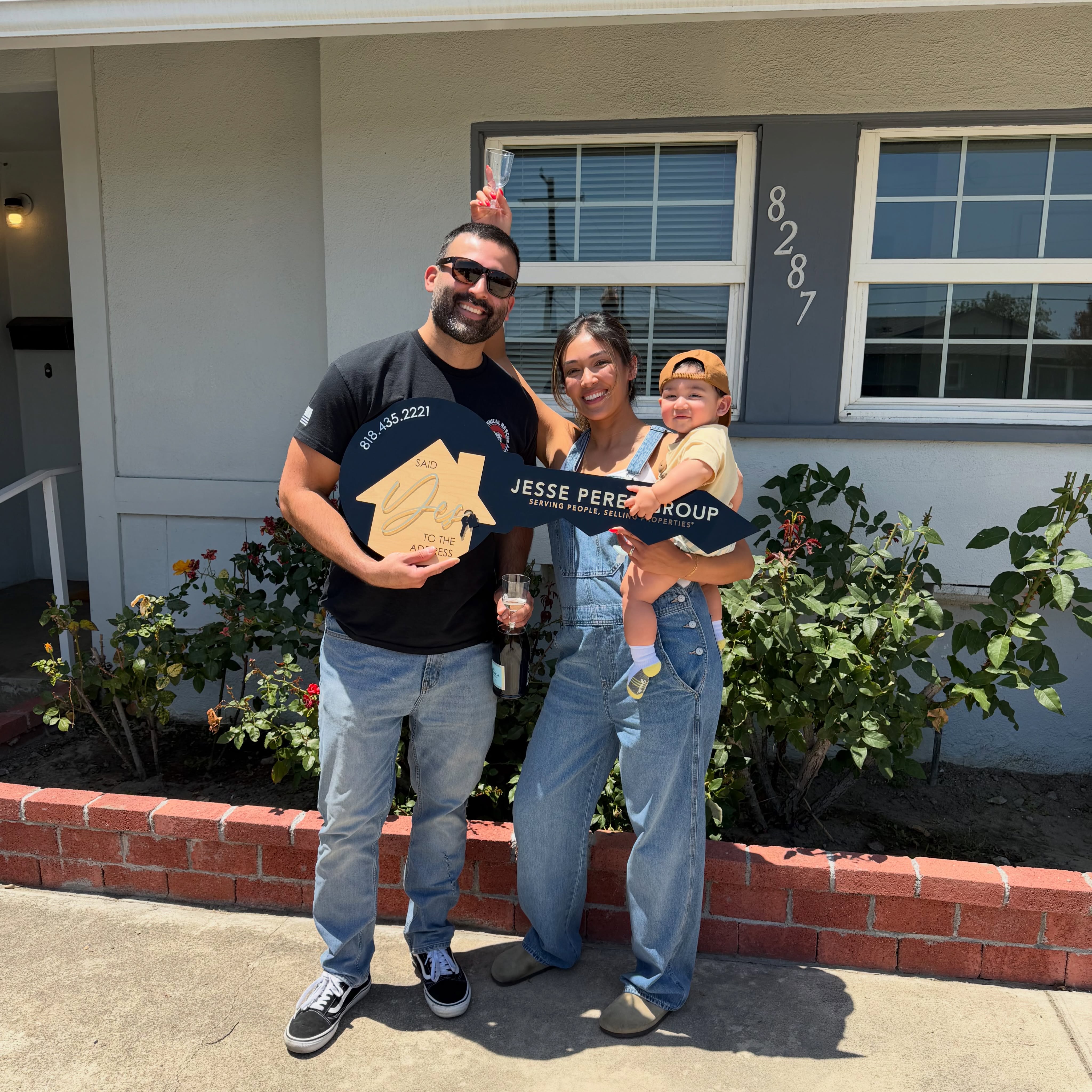 Congratulations to this beautiful family on their first home. 🏡 We are so grateful for your trust. May you create many beautiful memories in your new home + backyard.