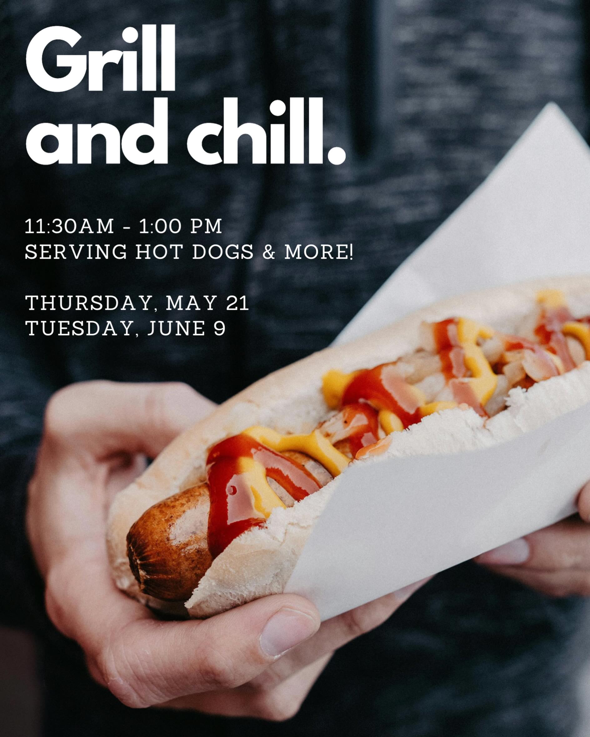 Serving hot dogs to the Silverhawk crew & students today 🌭 Catch us again June 9th!