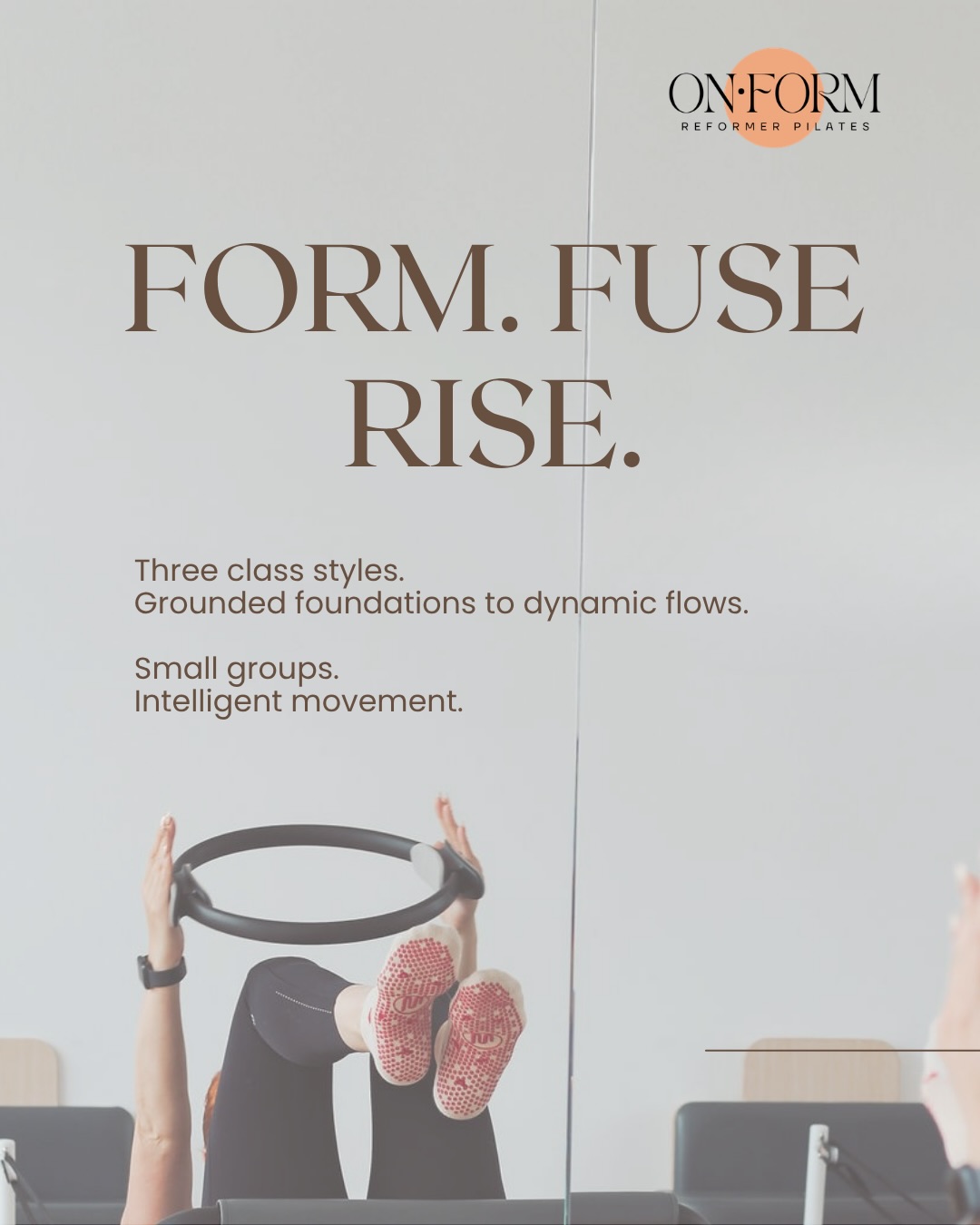 Not every reformer class feels the same.
FORM. FUSE. RISE.
Grounded foundations to dynamic flows.
#OnFormStudio #ReformerPilates #PilatesDunedin #MovementStudio #dunedinwellness