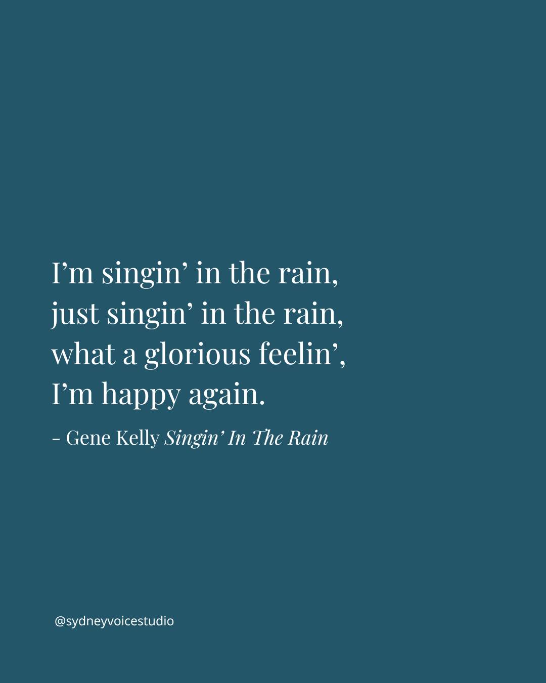 Secretly, we love a rainy day spent indoors, singing to our fav tunes! đ§ď¸đś
#SinginInTheRain #JoyfulMoments #Melody #MusicInspo #SingingLessons #Sydney #Winter