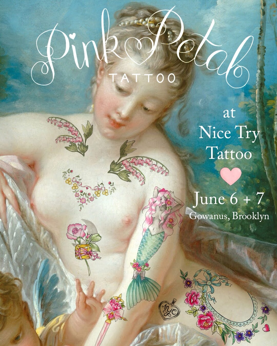 I’m so excited to do a lil weekend guest spot for some girly fairytale tattoos @nicetrytattoo in Gowanus!! Sunday is already booked, but I have all day Saturday open 🩷 Swipe to see some of my work + some available flash ~ Fill out my form to claim an appointment 😊 I can’t wait to meet you!