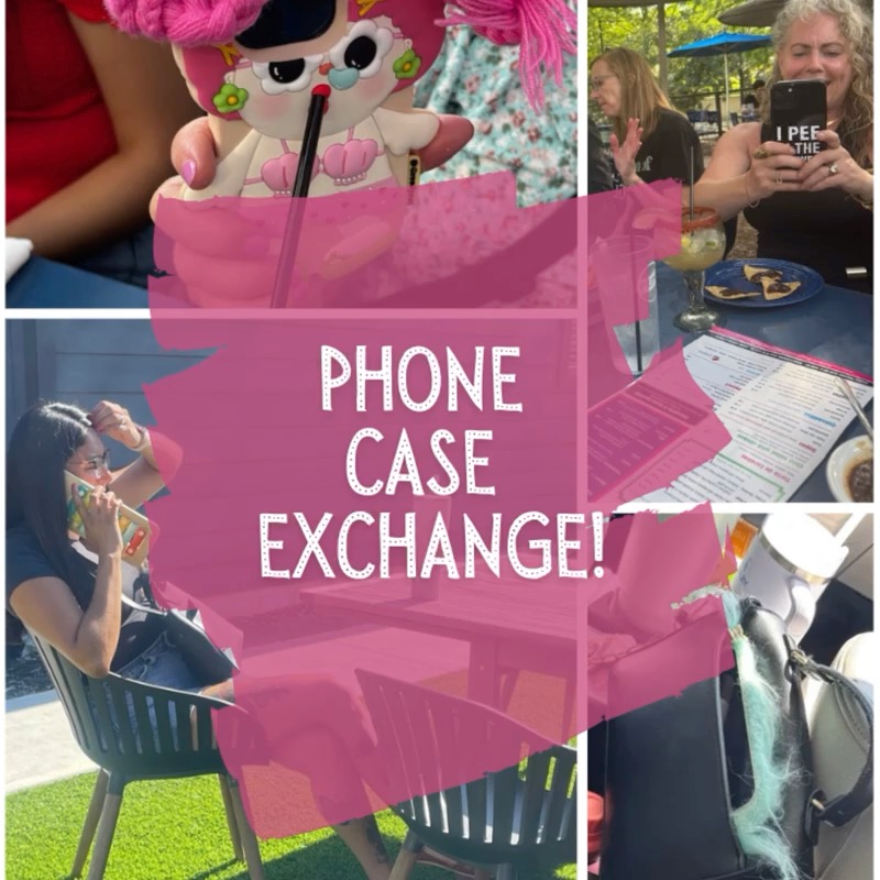 What happens when a team that believes in PLAY heads out of town for a conference?
We kicked off our trip with a cell phone case exchange! Each teammate drew a name and picked out a fun phone case for that person to use for the ENTIRE conference. Let’s just say… there were lots of laughs, plenty of hilarious reactions, and definitely a few confused looks from people around us as we proudly carried our new accessories everywhere we went.
One thing we know for sure: play matters — not just for children, but for adults too. Moments of joy, connection, and laughter help build strong relationships, and strong relationships help us do meaningful work together.
Here’s a little peek at the fun from the airport!