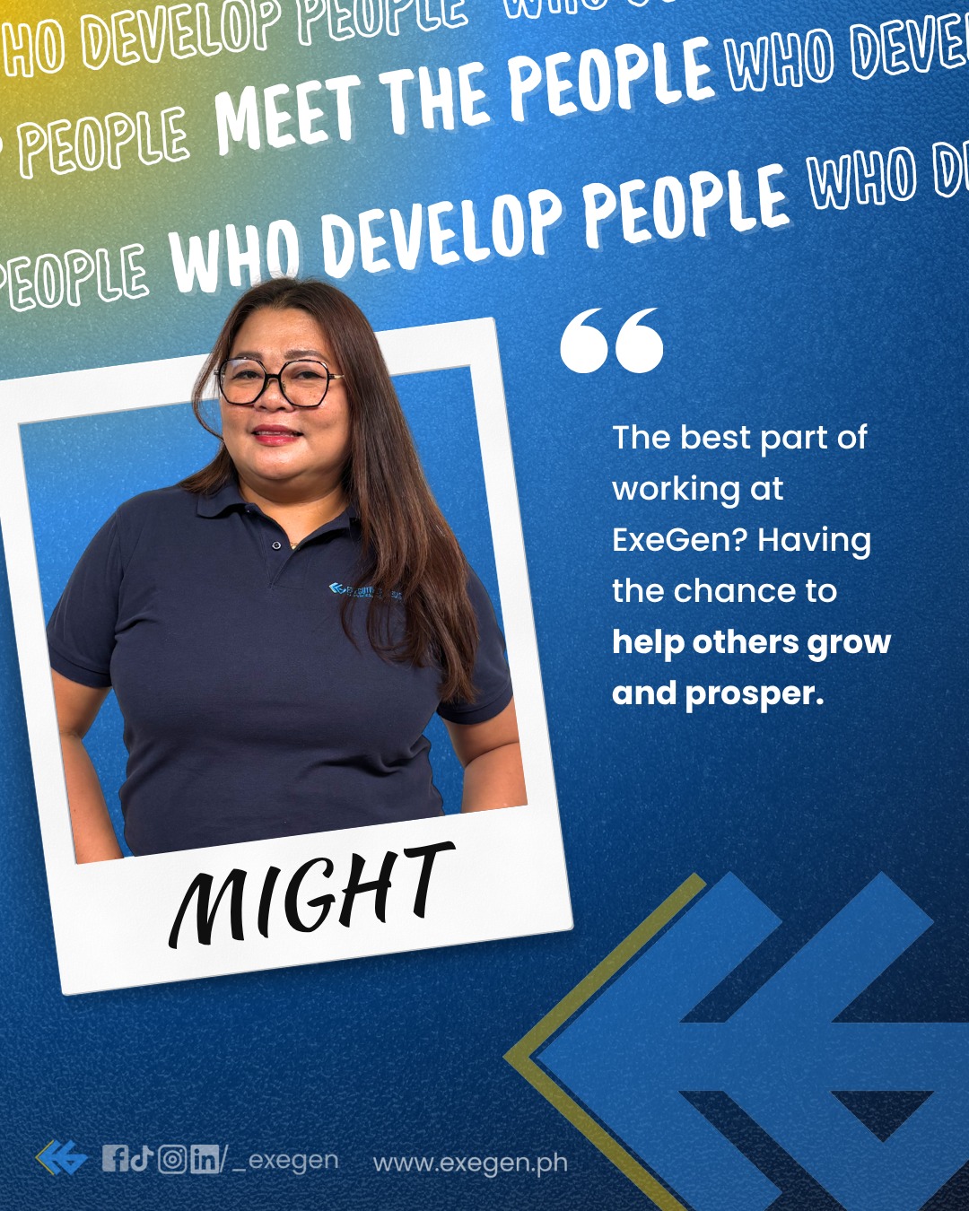 We don't just give jobs. We build futures 💙
After 5 years with ExeGen, Almighty is still most passionate about one thing: the power of a job.
To Might, being an Area Supervisor in Iloilo is about more than management—it’s about providing the "good opportunity" that allows someone to change their life.
We are proud to have leaders who view their work as a way to bless others. Because at ExeGen, We Develop People—one opportunity at a time.
#WeDevelopPeople #ExeGenCareers #ExeGen #RecruitmentPH #LifeAtExeGen