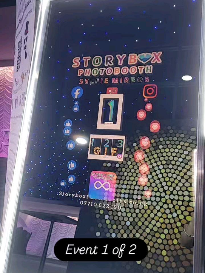 Hey Look At This!!
2 Events, 2 Products, 2 Birthday Milestones Acheived - slay the birthday!!
Which Slayed it the best?
CAPTUREYOURSTORY
#Photobooth VS #SelfieMirror #picoftheday #selfietime #slay
Photobooth & Video Booth personalised events
Www.StoryboxPhotobooths.co.uk