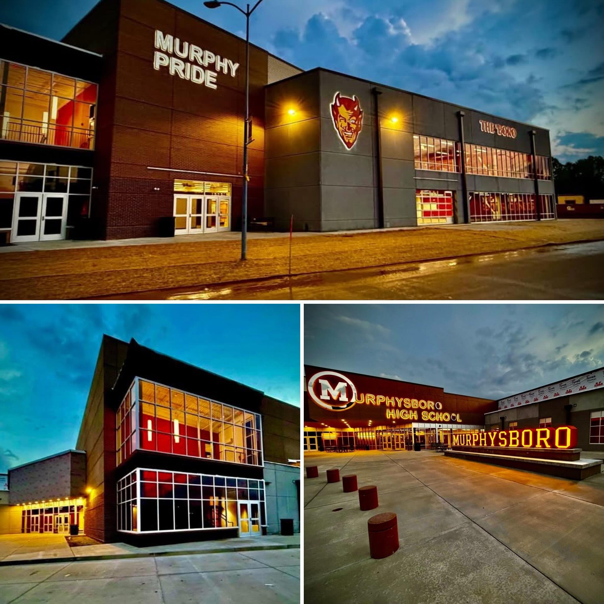 We performed at the ribbon-cutting ceremony for our new Red Devil Arena tonight! We are excited to have our very own section and for all the new additions to campus.