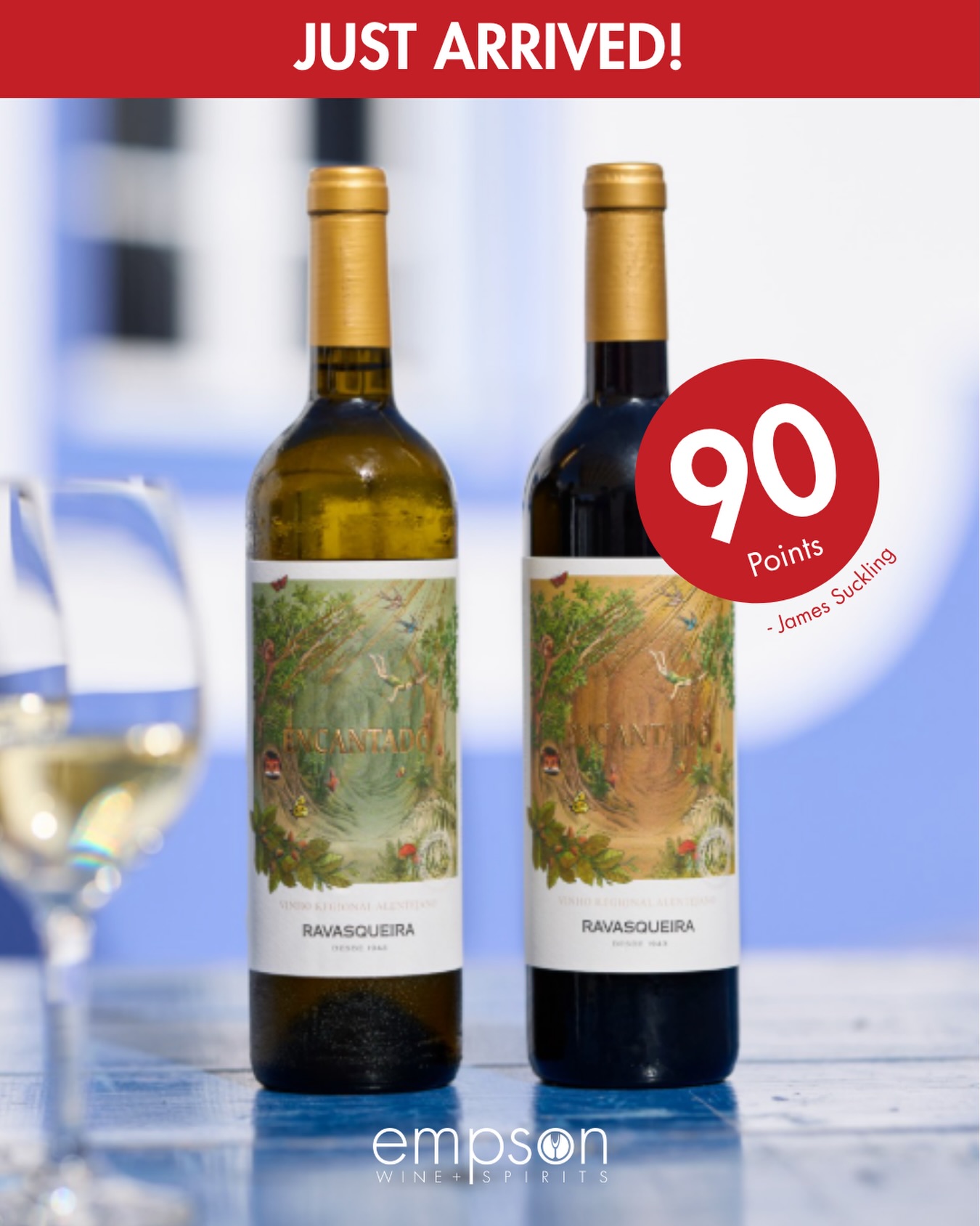 Introducing Encantado ✨🌿
The Encantado range reminds us of the importance of the ecosystem in which @ravasqueira is located. 3,000 hectares of complex, rich and fascinating nature in the Alentejo region of Portugal.
The Encantado Red is a rich blend of Syrah, Touriga Franca, and Alicante Bouschet with fruity, spicy notes, while the Encantado White features Viognier, Alvarinho, and Arinto with fresh, aromatic, and mineral profiles.
Ask for Encantado at your local shop today.
Encantado Red: BC +638770, AB 136076
Encantado White: BC +663201, AB 136075