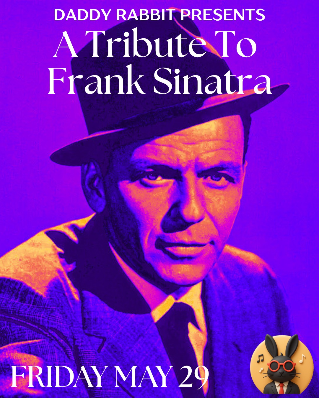 On Friday, May 29, Daddy Rabbit presents a singular tribute to the legendary Frank Sinatra at Adelaide's Salon NYC. Backed by an eclectic tapestry of world-class artists, Misha Piatigorsky’s keys will retrace iconic melodies with both avant-garde daring and tender reverence, breathing new, global rhythms into timeless mid-century romances.
Just a handful of tickets left @ https://daddy-rabbit.turntabletickets.com #livejazz #livemusic #livemusicnyc #nyc