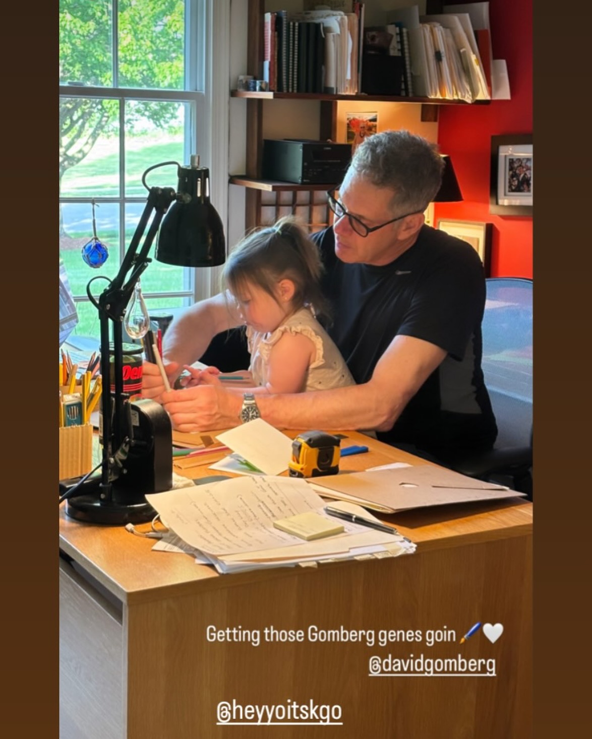 Some arts & crafts fun with my great niece, Lucy! ❤️