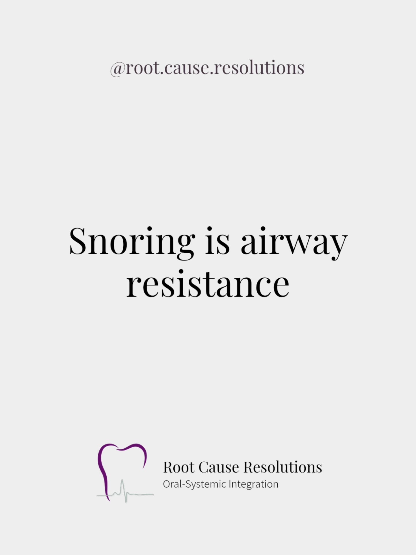 Sleep-disordered breathing isn't just sleep apnea. It's a spectrum of airway resistance that starts with mouth breathing, progresses to snoring, moves to upper airway resistance syndrome, and ends in sleep apnea.
Anyone who snores, no matter their age, should be assessed for airway resistance and have their sleep health evaluated.
#sleep #wholebodyhealth #oralhealthcare #prevention #dentistry