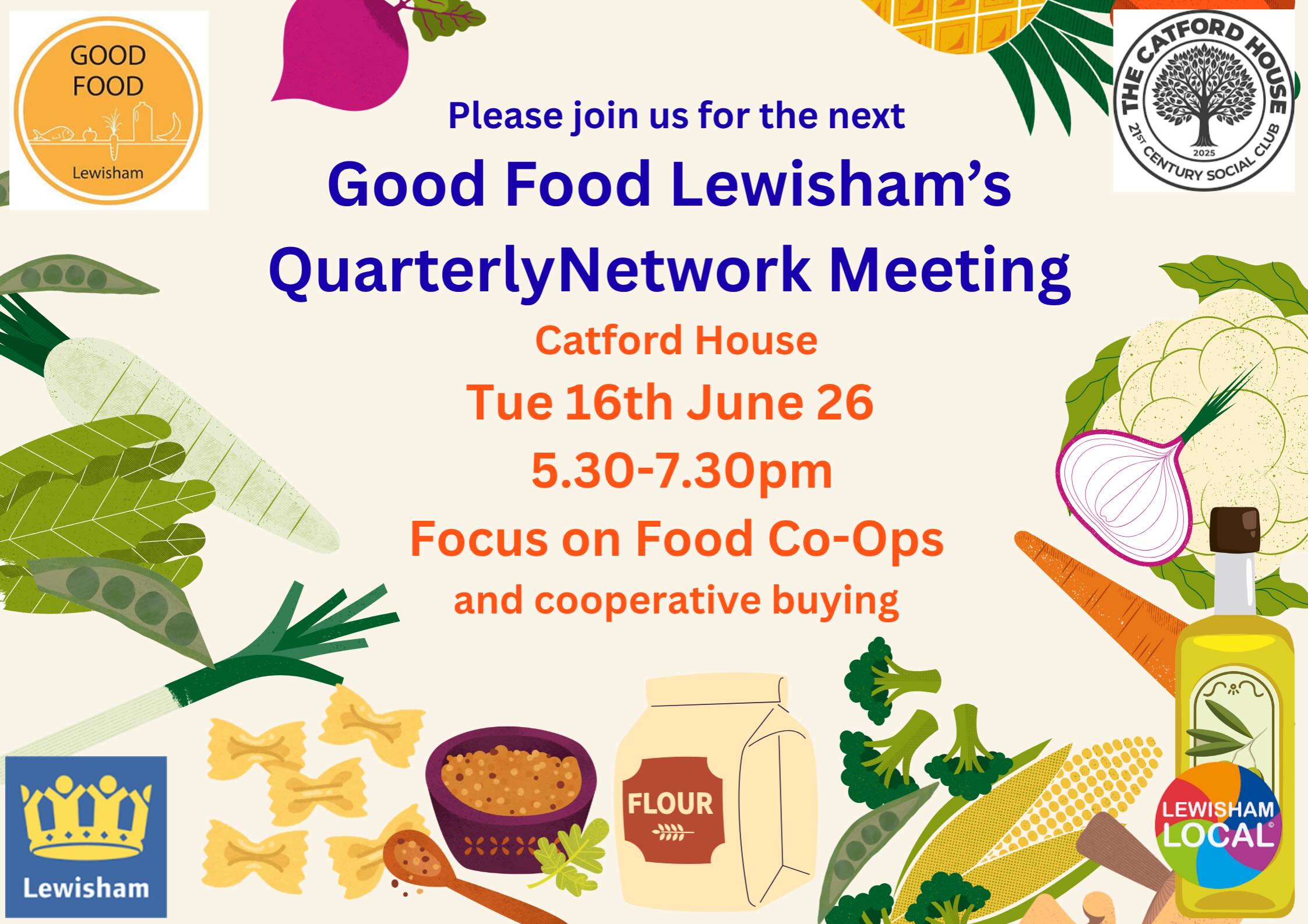Please join us at the next Good Food Lewisham Network meeting on Food Coops - at the beautifully restored Catford House
Tour, networking and learning from GCDA’s Coop experience also come hear about the Lewisham Harvest network.
Please DM if you would like to get involved before hand and or contribute Eventbrite LInk in Bio ⬆️ #lewisham