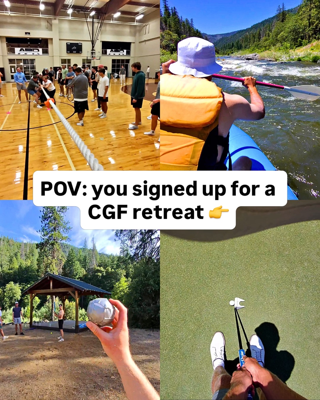 This is your sign to come to a CGF retreat🧃
Sign up for a retreat today! Link in bio