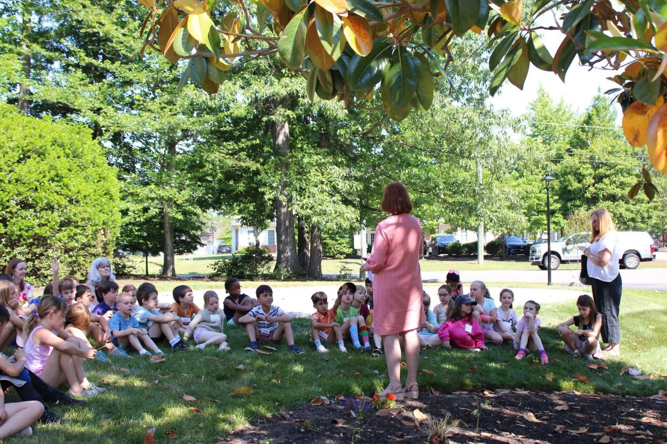 Yesterday’s final chapel of the school year was held outdoors beside the church’s beautiful labyrinth. This was the perfect setting to reflect before summer begins!☀️
Mother Mollie encouraged students to head into the summer leading with God, showing kindness, and treating others with love wherever they go. After chapel, each class had the opportunity to walk the labyrinth together.
Unlike a maze, a labyrinth has no wrong turns or dead ends. It symbolizes a journey of prayer, reflection, and introspection — a reminder that even when life feels winding, we are always guided along the path. ❤️