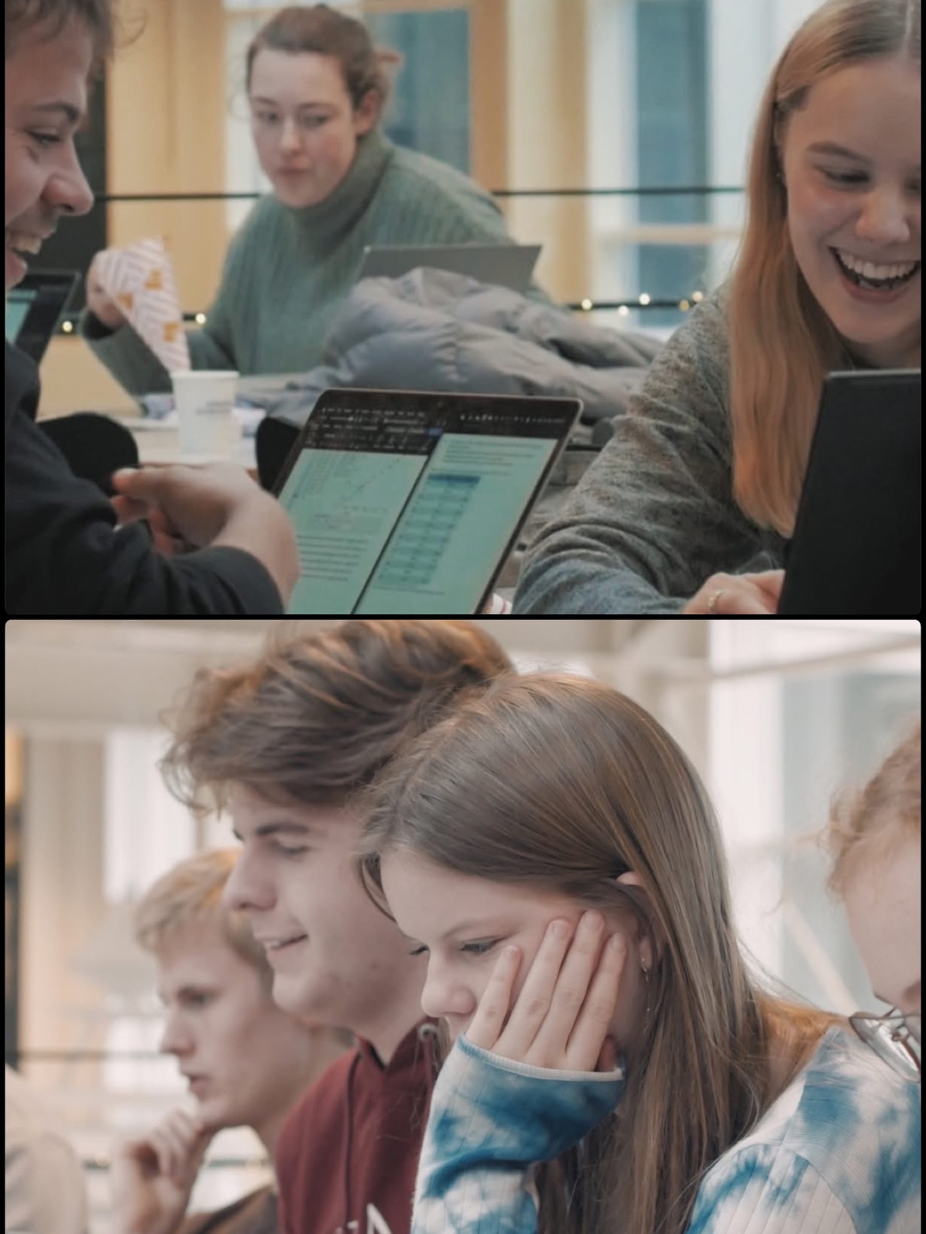 Verdens bedste studiecafé søger hjælper til næste skoleår!
Er du fagligt stærk, god til at hjælpe andre og klar på at gøre en forskel for gymnasieelever? Så er det måske dig, vi søger til vores studiecafé næste skoleår.
Vi søger 1 studentermedhjælper til ca. 3-5 timer om ugen.
Fast arbejdstid: onsdag kl. 13.45 – 16.45
Derudover kan der komme ekstra timer efter behov, f.eks. i bogdepotet.
Vi søger dig, som:
• Er STX-student
• Har haft Matematik A
• Er fagligt stærk i andre fag
• Har lyst til at tage ansvar og hjælpe andre elever
• Er positiv, engageret og klar på at gøre en forskel
Send din ansøgning til Dan Støjer på dst@esbjerggymnasium.dk
Ansøgningsfristen er 5. juni 2026
Vi glæder os til at høre fra dig!