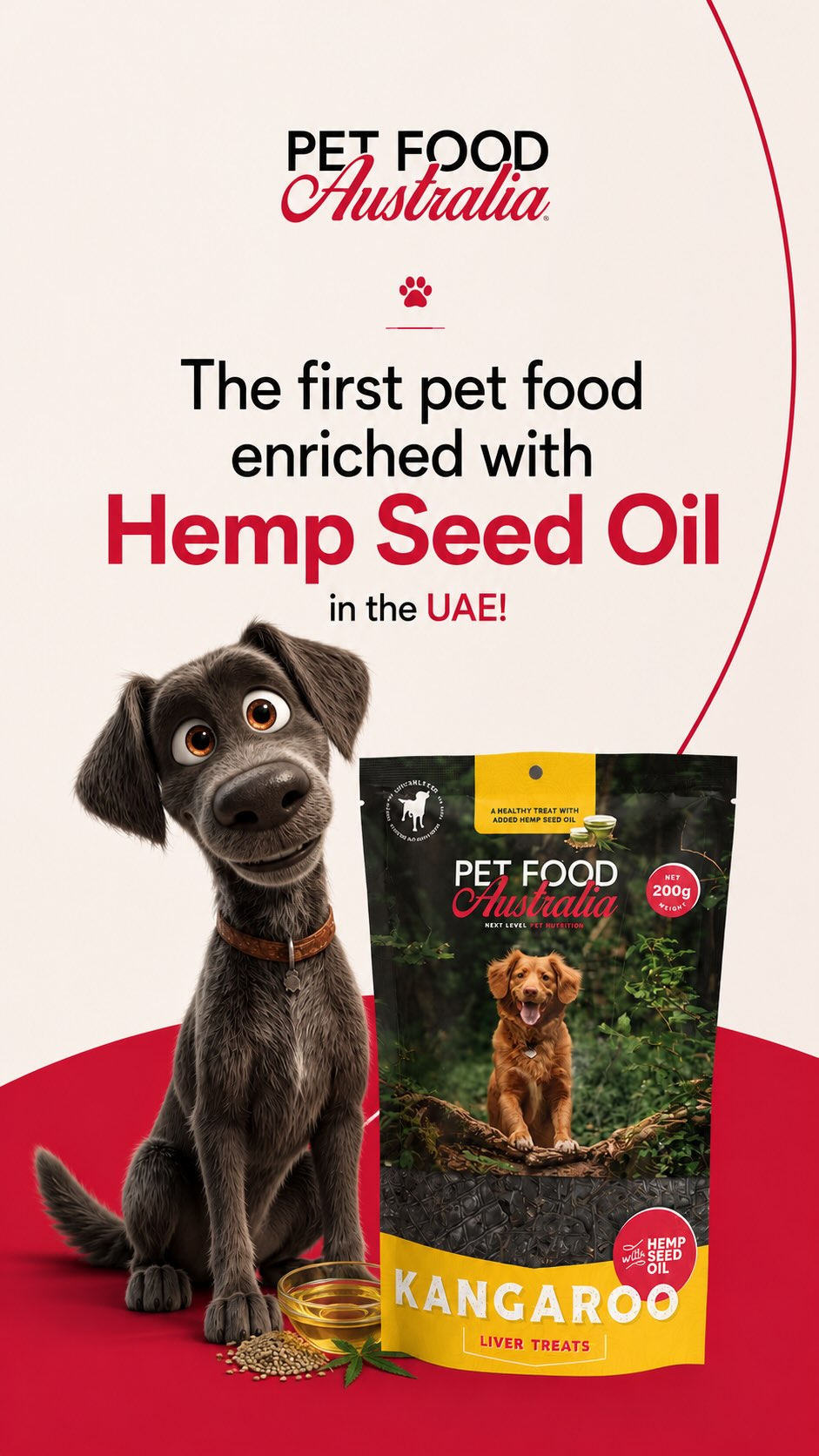 The first pet food enriched with Hemp Seed Oil in the UAE 🇦🇪🐾
Better skin.
Healthier coat.
Next level nutrition.
Because your pet deserves more than ordinary food. ❤️
#PetFoodAustralia #DogFood #CatFood #DogNutrition #PremiumDogFood