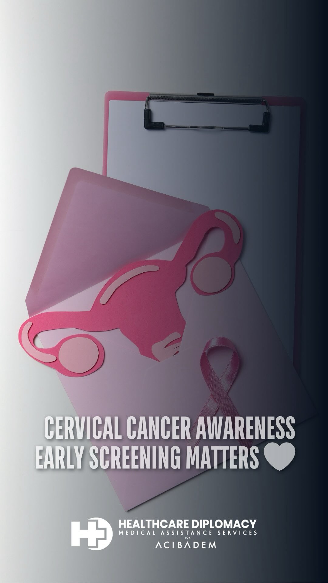 Protecting Against Cervical Cancer
Regular screening with Pap smear and HPV testing plays a critical role in the early detection and prevention of cervical cancer.
When abnormal findings are detected, further evaluation with colposcopy can help identify and treat precancerous lesions when necessary.
One of the most effective preventive methods is the HPV vaccine.
Risk can also be reduced through:
• Regular gynecological check-ups
• Healthy lifestyle habits
• Early screening and follow-up care
Through Healthcare Diplomacy, patients receive coordinated access to advanced gynecological oncology services and preventive women’s healthcare in leading hospitals in Türkiye.
Early awareness can save lives. 🤍
#HealthcareDiplomacy
#AcıbademHospitals
#HealthcareDiplomacyForAcibadem
#MedicalAssistance
#CervicalCancer