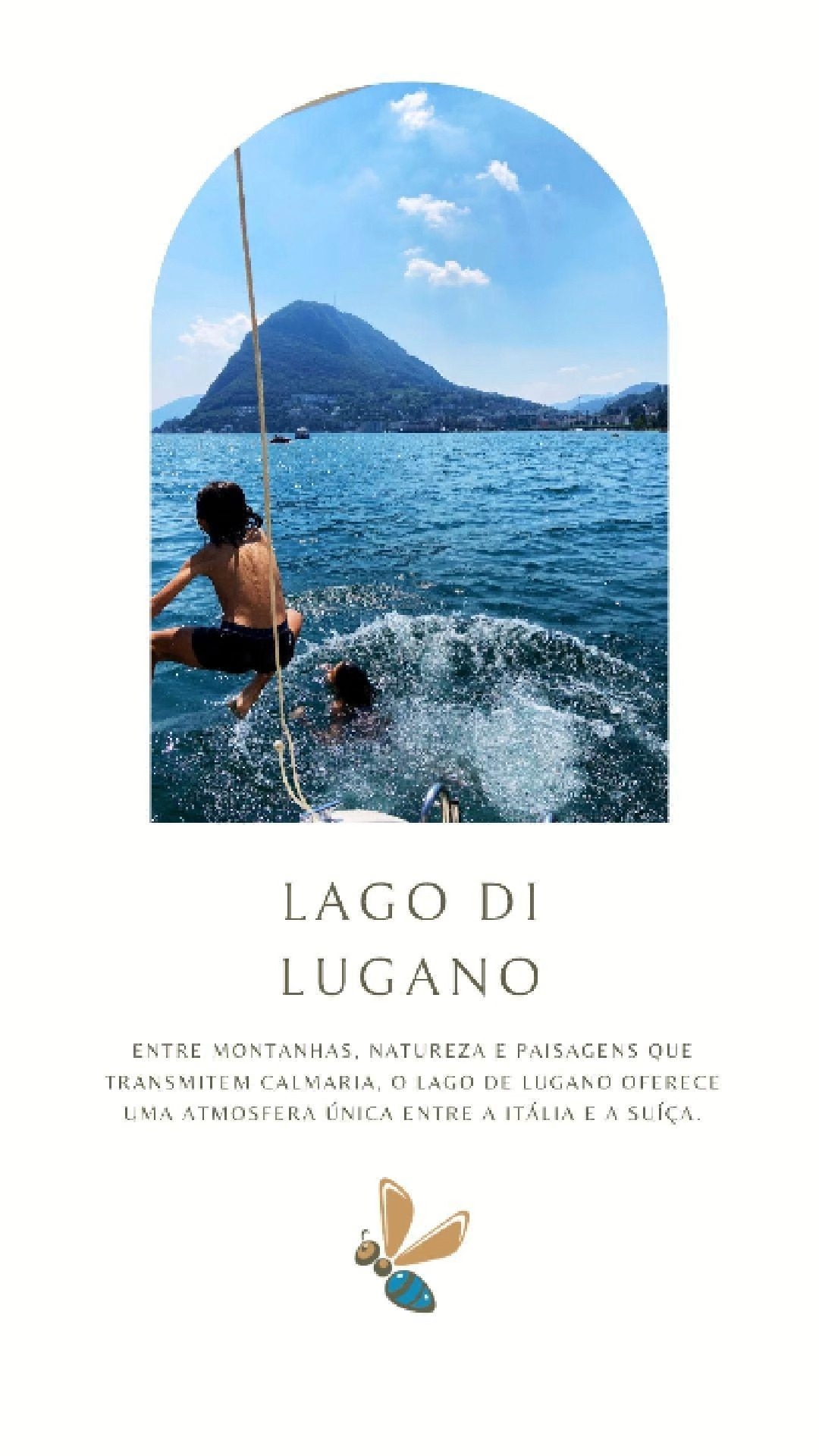 Lugano, você é sempre visita obrigatória
Não há como falar da região dos lagos do norte da Itália
sem mencionar Lugano, já em território suíço.
A cerca de uma hora de carro de Milão,
o lago aparece entre montanhas e fronteiras,
com uma paisagem que impressiona em qualquer estação.
À beira da água, o ambiente é tranquilo.
Toma-se um gelato, come-se bem,
observa-se o movimento sereno da cidade.
No verão, é possível alugar lanchas mesmo sem patente,
e as crianças aproveitam o lago como um grande parque natural.
No inverno, o cenário muda, mas não perde força:
neve nas montanhas, cisnes no lago,
e a combinação curiosa entre natureza e carros potentes
que circulam pelas ruas.
Um pequeno trem — quase um bondinho —
leva até a parte alta de Lugano.
De lá, descem-se escadarias que revelam a cidade aos poucos,
entre ruelas estreitas de pedra e lojas discretas.
A vista do alto é ampla, limpa, marcante.
Nesse pedaço de Suíça de língua italiana,
convivem gelatos e canivetes suíços,
montanhas e lago, simplicidade e precisão.
Para quem está no norte da Itália,
Lugano é sempre uma parada que vale incluir no caminho.
Fale com a Pequenos:
viajar@pequenosexploradores.com.br