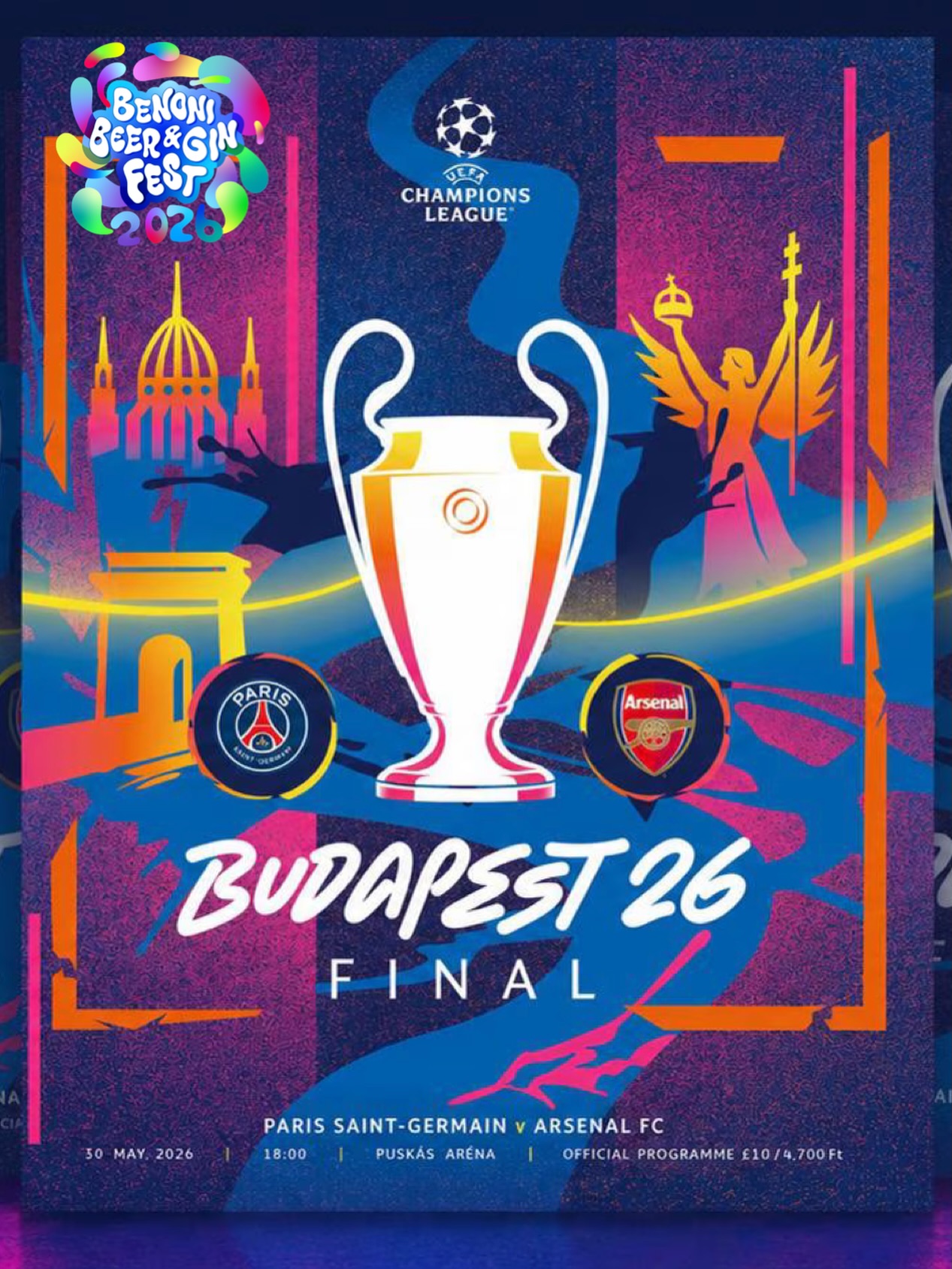 Catch the Champions league final at Benoni Beer & Gin Fest!
Game will be aired on the Schweppes stage from kick off at 18:00! โฝ๏ธ
Itโs the biggest beer garden on the East Rand for the biggest game of the season! Letโs go!
Get your tickets now ๐๏ธ howler.co.za/beerandgin26