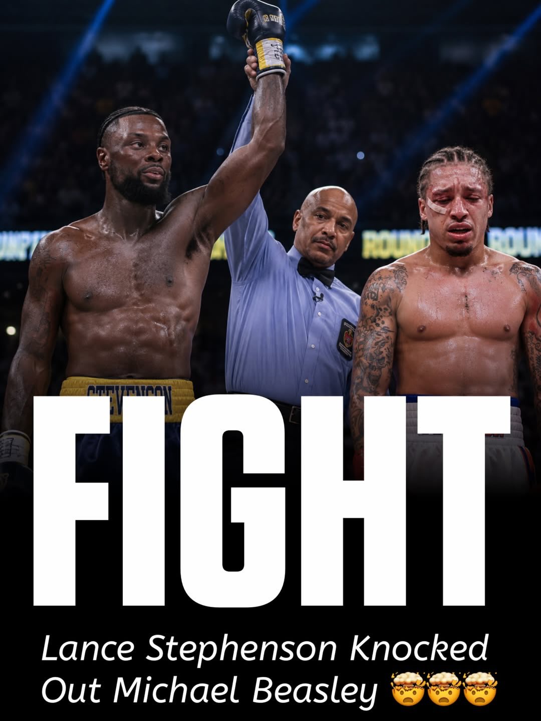 Lance Stephenson shocked fans by defeating Michael Beasley by submission in a competitive exhibition matchup that blended basketball star power with combat sports intensity. Stephenson stayed aggressive and composed throughout the contest, eventually taking control during a grappling exchange and forcing Beasley to tap out. The unexpected finish quickly became a major talking point among fans, with many praising both former NBA players for bringing their competitive energy into a completely different arena. #viral