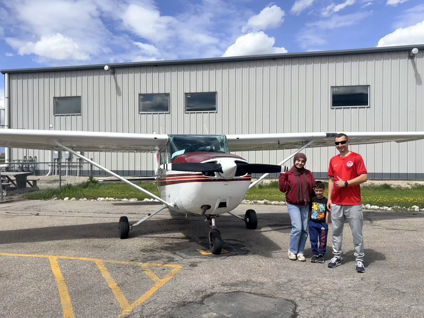 We love a Discovery Flight!
Umaima got to take up Vasyl and his son for a surprise birthday flight today and they had a great time!
Book a discovery flight with us by emailing admin@springbankair.com !
