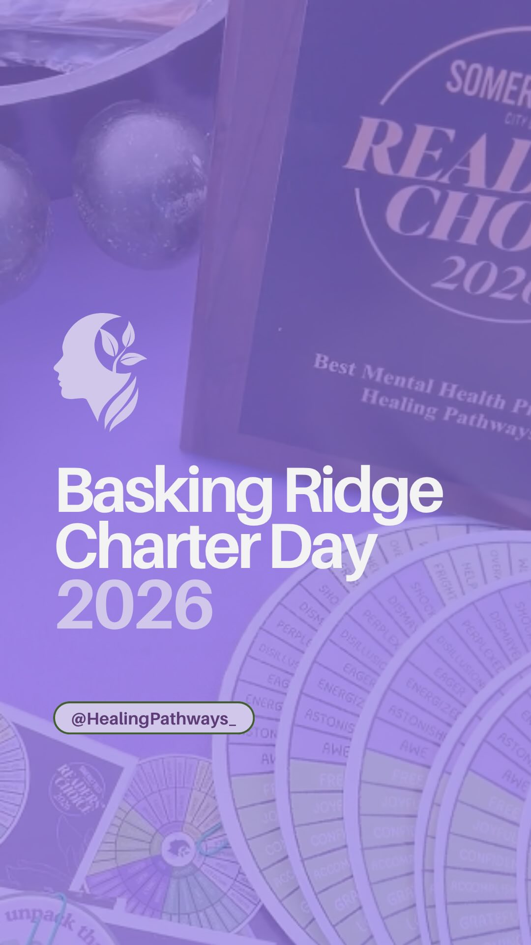 Basking Ridge Charter Day was sooo much fun for our team! It was so lovely to see everyone come out and enjoy the warm weather, and to get to represent Healing Pathways 💜