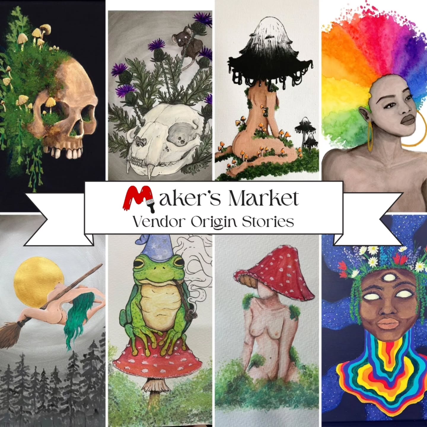 JD Visionz
@jdvisionz
"Hey! I'm Jamie. My Omi was always a big push for me. I had stopped, but met my tattoo artist, who helped me fall back in love with art. Now I'd like to share it with all of you!"
Find my art at:
Maker's Market
3069 Dundas St W Toronto
Open daily 11 am to 6 pm
#handmadegifts #makersgonnamake #torontoart #shoplocalsupportlocal #supportsmallbusiness