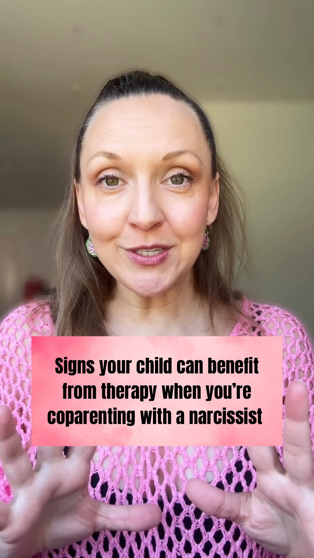 If you’re coparenting with a narcissist, you’ve probably asked yourself, should my child go to therapy to deal with what they have to put up with?
And the common sense answer is yes!
Any human who is exposed to abuse, has had to endure abuse, or has experienced it in the past should absolutely have a therapist to help them process and heal.
Here are some signs to look out for:
✴️ Your child comes home filled with rage, anxiety, or goes completely quiet.
✴️ They have a hard time sharing their feelings with you and constantly look over their shoulder like they’re being watched.
✴️ What they say sounds coached, like someone else’s words put into their mouth.
✴️ Or they start to act more and more like the narcissist.
These are all signs that therapy could really help.
But when it comes to coparenting with a narcissist, there are so many other factors that go into whether your child should go to therapy, whether they can actually access it, and whether that therapy can actually help them.
And that’s exactly what I’m breaking down this week. Come and follow along.
‼️ Disclaimer: this is for educational purposes only. None of what I share is legal or therapeutic advice, and it does not represent personal matters.