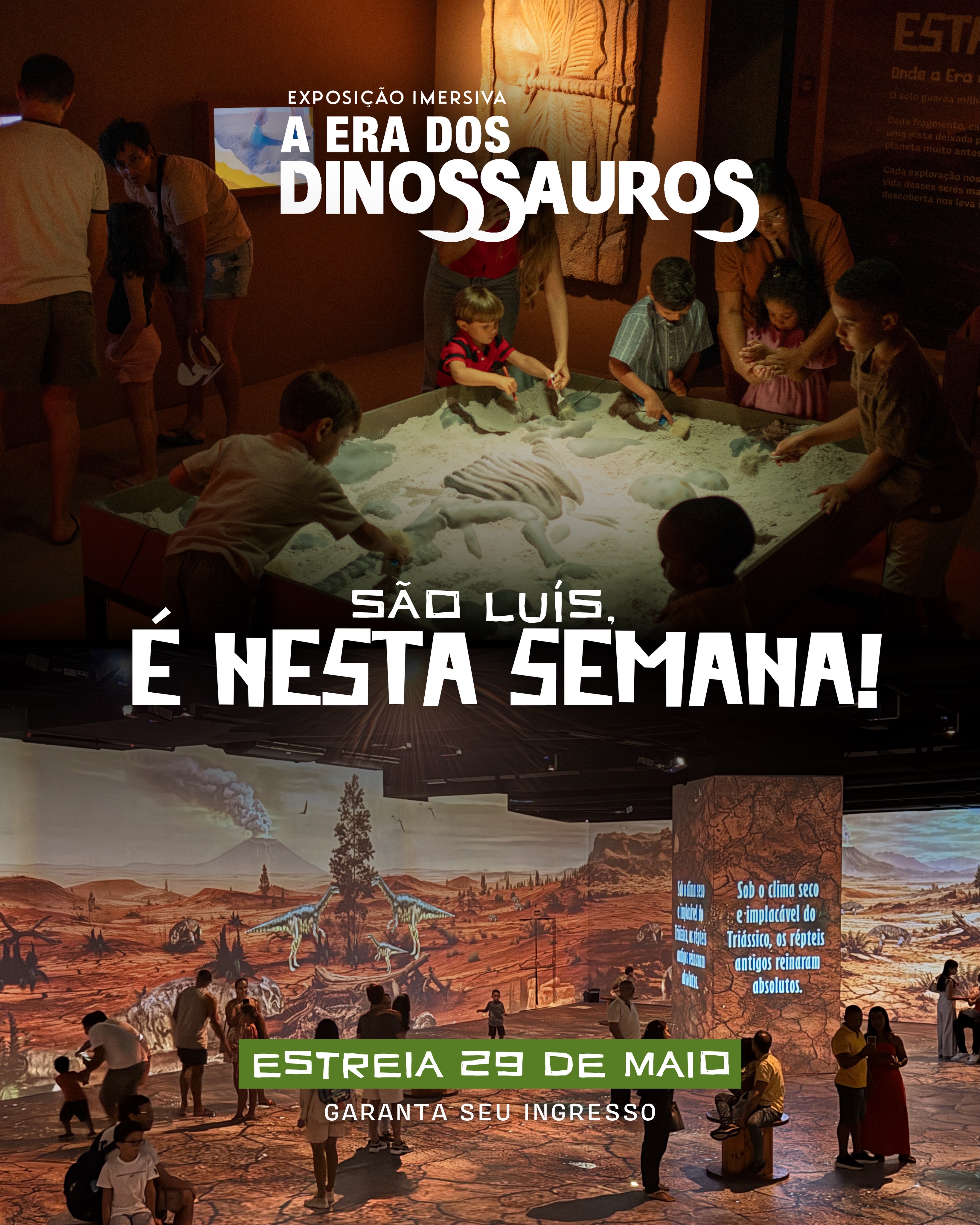 Tá chegando a hora, São Luís! 🌎🦕
Garanta seu ingresso e venha curtir essa aventura fascinante no @shoppingdailha ✅
Estreia 29 de maio
Ingressos limitados 🎟️