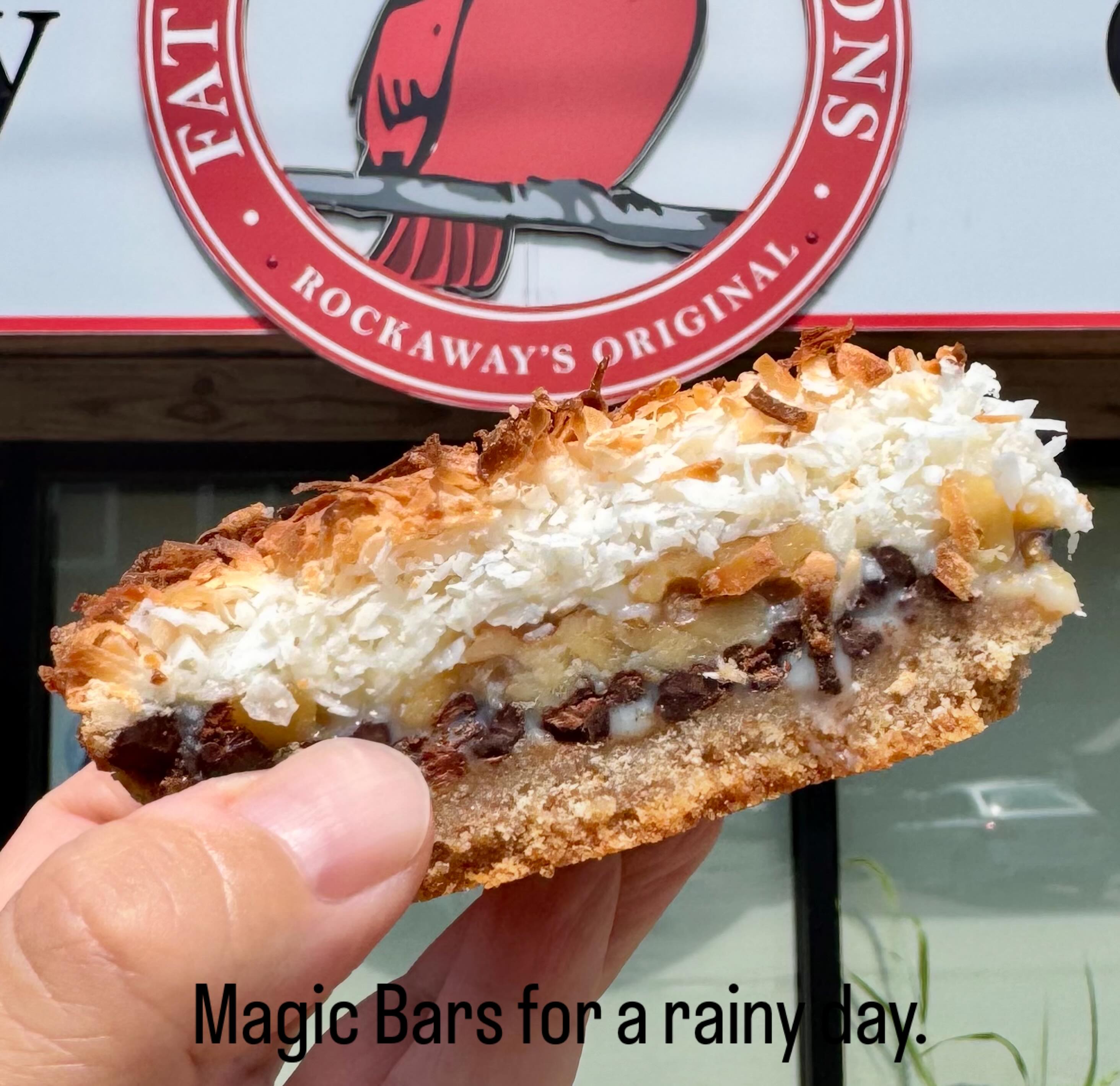 The weekend may be a washout, but you can brighten your day with something sweet! #rockawaysoriginal