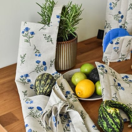 Have you checked out our beautiful European linen blend products, tea towels, aprons and oven mitts - great designs florals, animals, beer inspired products and even the famous pink soup range. Shop online @ www.nordhausshop.com