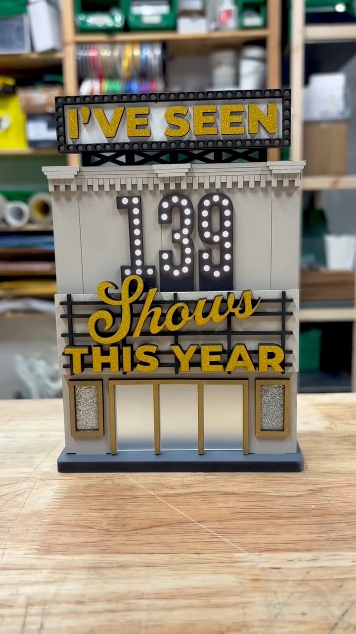 🚨NEW MERCH ALERT🚨
Do you see a lot of shows each year? Now you can easily keep track with our Show I’ve Seen Theater Shelf Art! With interchangeable numerals, and our handmade design, it’ll be perfect for your desk, or office, or shelf at home to display your theatre passion numerically to the world!
Get yours today at our Gift Shop - online or in Times Square! #LinkInBio