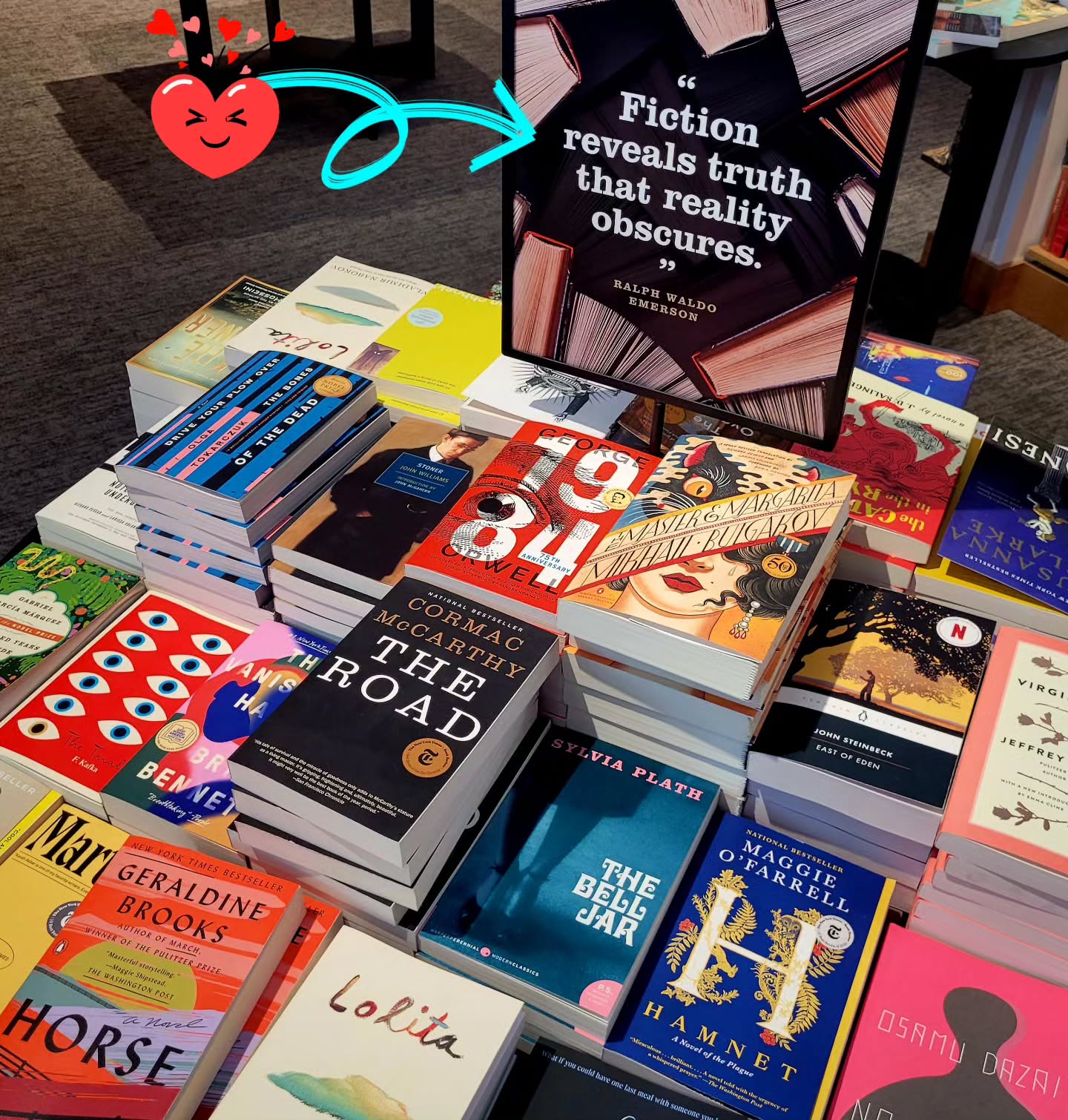 I love this:
"Fiction reveals truth that reality obscures." -- Ralph Waldo Emerson
#booksarelife
#bookstoread
#keepreading
#booksmatter
#bookcommunity