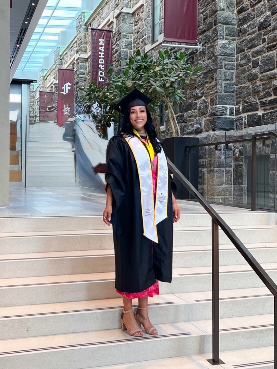 Miranda Brooks Roldán Gomez, MBA, BSDH, RDH, CHN
Two years. Countless sacrifices. Late nights. Missed moments. Airport runs. Studying between motherhood, military life, work, filming, and trying to hold it all together with grace.
Today, I officially earned my Master’s degree from @fordhamuniversity and after two years serving as President of @gabelliexecutiveleadership
And in true Miranda fashion… I broke the rules a little. At the very last second, I made a game-time decision to bring my son on stage with me to receive my diploma. Because the truth is—he earned this moment too. Every long night, every sacrifice, every “mommy has homework,” every moment he watched me keep going when it would’ve been easier to just stop… he was part of this journey. (We also were trying to mitigate a full toddler breakdown in the middle of commencement!) but hey multitasking is a must to get this EMBA.
As a military spouse, you learn quickly that life rarely happens in perfect conditions. You adapt. You sacrifice. You pivot. You carry more than most people see. And somewhere along the way, you learn how to build dreams in the middle of uncertainty.
That’s a huge part of why creating @unqualified_thefilm means so much to me. The film was born from this exact feeling—that leadership, resilience, sacrifice, and worthiness don’t always come in traditional packages. Sometimes they look like women quietly doing impossible things behind the scenes while the world underestimates them.
To my husband, @richardgomez_tv_film — thank you. For every sacrifice, every moment of you trying to protect my peace, every minute you believed in me when I was exhausted, overwhelmed, or doubting myself and fought others who doubted me. You stepped in. None of this happens without your support.
And honestly… if you showed 12-year-old Miranda this photo today, she wouldn’t believe you. She would be completely shocked by the woman she became. And I am proud to be standing here degree in hand.
This moment reminded me that sometimes the “end photo” really is worth every hard season it took to get there. Swipe till the end 👉🏽🤍🎓 #Fordhamgsbgrad2026 #emba2026 #latinaellewoods #unqualifiedthefilm