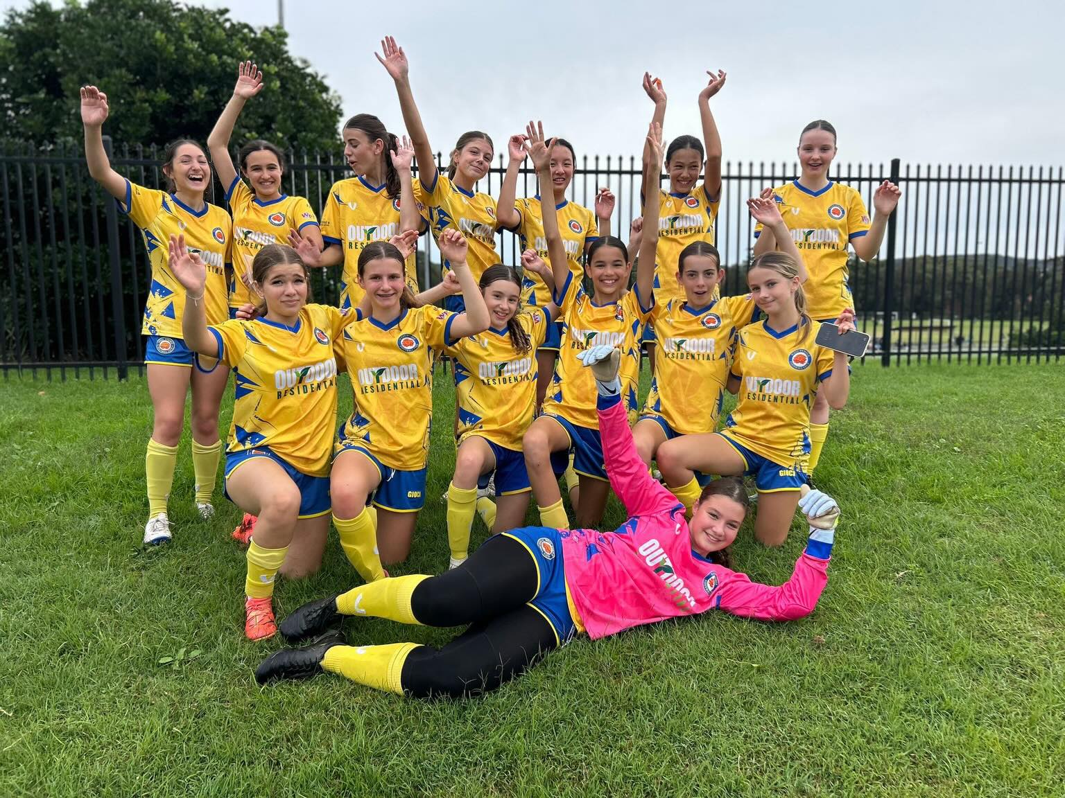 Round of 32 - NSW State Cup Success! 💛💙
Congratulations to West Pymble FC G14 Diamond League on a great win in the Round of 32 of the NSW
State Cup!
After a tense 0-0 draw, the match went to penalties where West Pymble showed nerves of steel — scoring all five penalties to secure a 5-4 shootout victory over Pittwater, who are currently top of the table in Manly Warringah.
Special mention to goalkeeper Claire, who produced a decisive save on Pittwater's fifth penalty before coolly stepping up to convert the final spot kick herself to seal the win. What a moment!
Outstanding work from the entire squad, coached by Maddy Jelbart and Eva-Rose Durston, and managed by Vanessa Thompson.
Next up: Forest Rangers in the Round of 16 - best of luck!
#WestPymbleFC #NSWStateCup #CupFootball
#TeamEffort #OntoTheNextRound