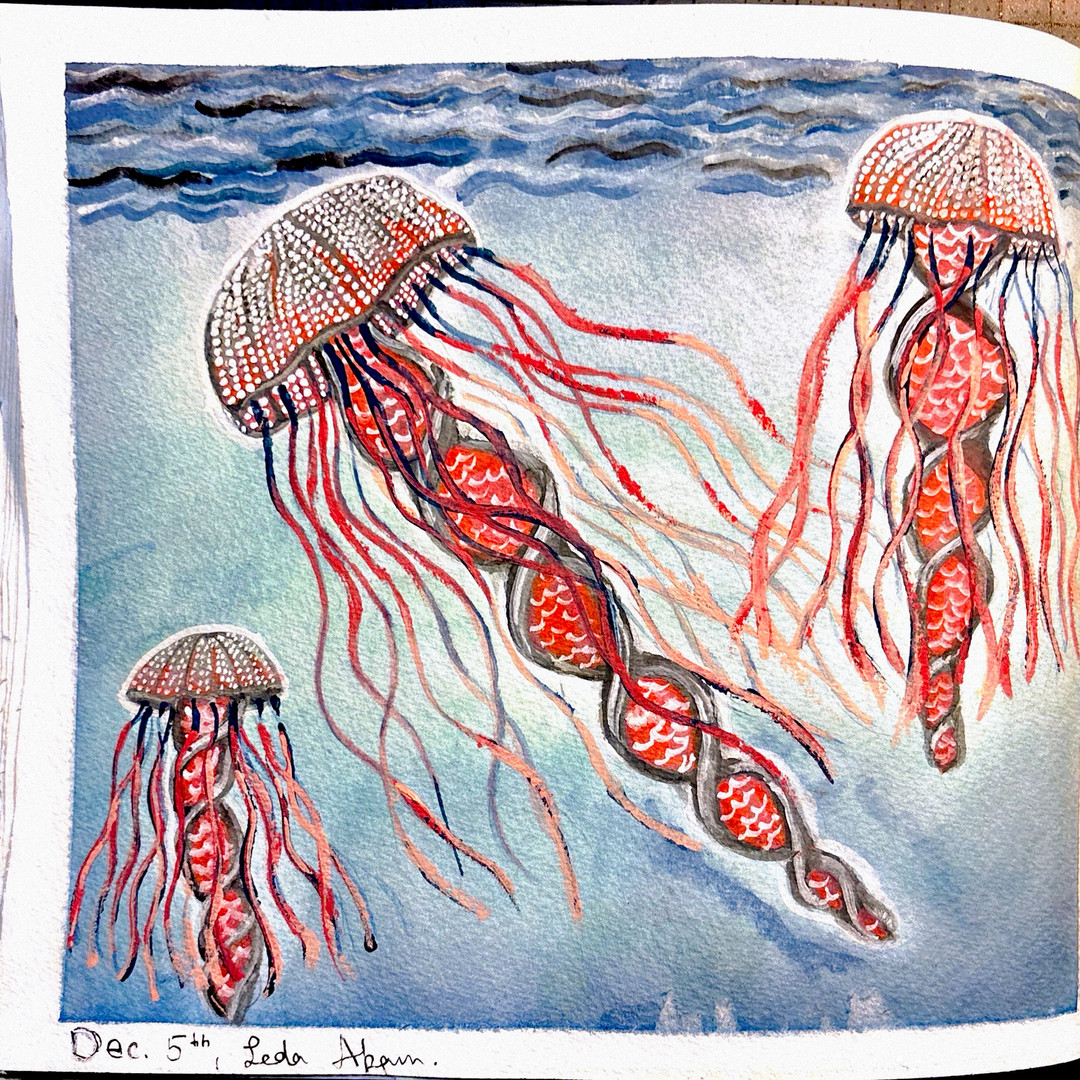The Migrant Jellyfish — a painting about starting over, quiet strength, and finding motion in stillness. Link in Bio
Soft gouache, flowing tentacles, and a story about resilience. #jellys #jellyfish #immigrant #personaldevelopment #growth #storytellingart #blog #storytelling #immigration
