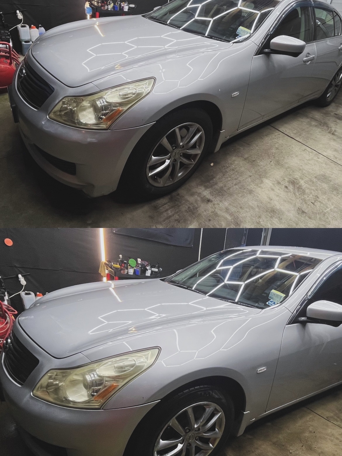 Here’s a little before & after of this Skyline ✨
Sometimes a car doesn’t need much — just the right care and a little love to bring the shine back again.