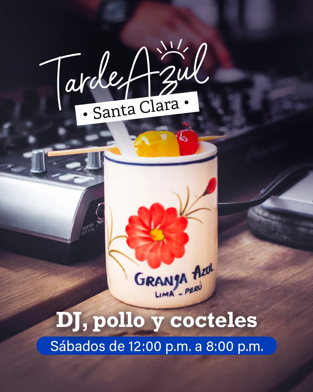 Ponte a tono en Santa Clara. 🔵🎧🍹DJ, pollo Granja Azul, cocteles originales y una buena excusa para quedarte más tiempo.
Ahora los sábados hasta las 8 p.m.🍸🎶
#GranjaAzulElOriginal