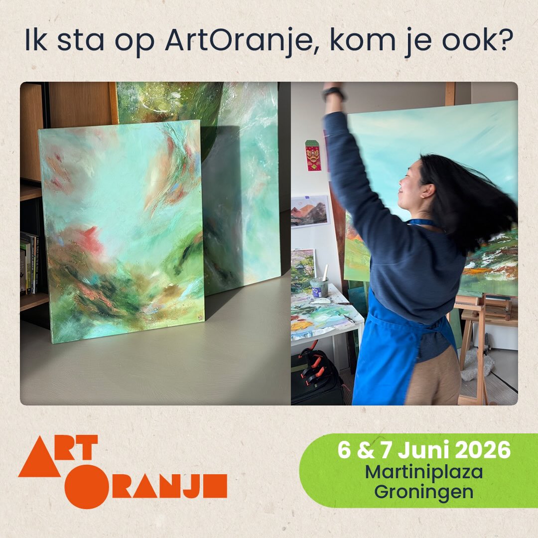 Finally doing what the pro artists do✨
I’m showing my work at @artoranje Oranje. Art fairs has been on my vision board for the past 2 years and its finally happening. ✨
If you’re a new collector or want to start collecting art this is perfect place. Amongst the galleries, there will be a stage of young and emerging artists too. I’d love to see you there💛
#ContemporaryArt #ArtFair #EmergingArtist #DutchCollectors #kunstverzamelaar