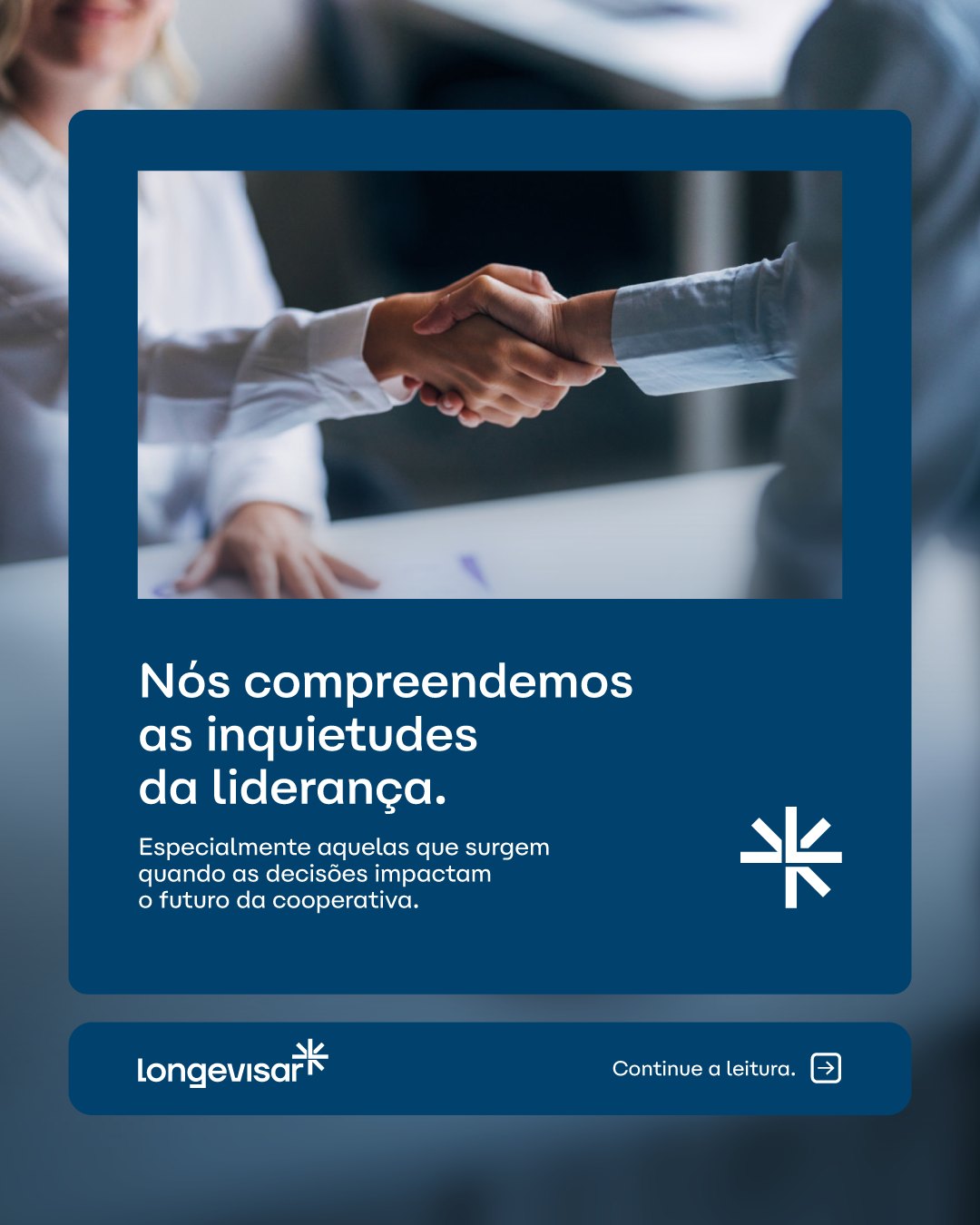 Liderar uma cooperativa exige muito mais do que conhecimento técnico.
Exige responsabilidade, capacidade de decisão e equilíbrio diante de desafios que impactam pessoas, estruturas e o futuro da organização.
Na Longevisar, compreendemos as inquietudes da liderança porque atuamos diretamente na construção de estruturas de governança que ajudam a organizar decisões, fortalecer a gestão e sustentar o crescimento da cooperativa com maior consistência.
Governança não elimina a complexidade.
Mas permite enfrentá-la com mais clareza e segurança.
. . .
Essência e longevidade. 💎
Especialistas em governança corporativa para sociedades cooperativas. 🤝
📲 WhatsApp: +55 51 9 9825 2161
👉 Contatos no link da bio: https://linktr.ee/longevisar
💻 www.longevisar.com.br
#longevisar #cooperativismo #cooperativas #governança #gestão