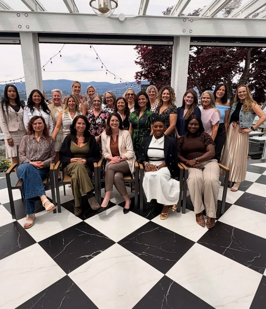 Something powerful happens when women gather under a common purpose.
To lift each other up.
To support.
To exchange energy and ideas.
I was honoured to be a part of the inaugural Kelowna Women in Business Past Presidentâs lunch and sit amongst these incredible ladies.
Leaders. Founders. Champions.
Each with their own story of struggles and successes.
Thank you all for showing the way and creating a path for those that follow đđ