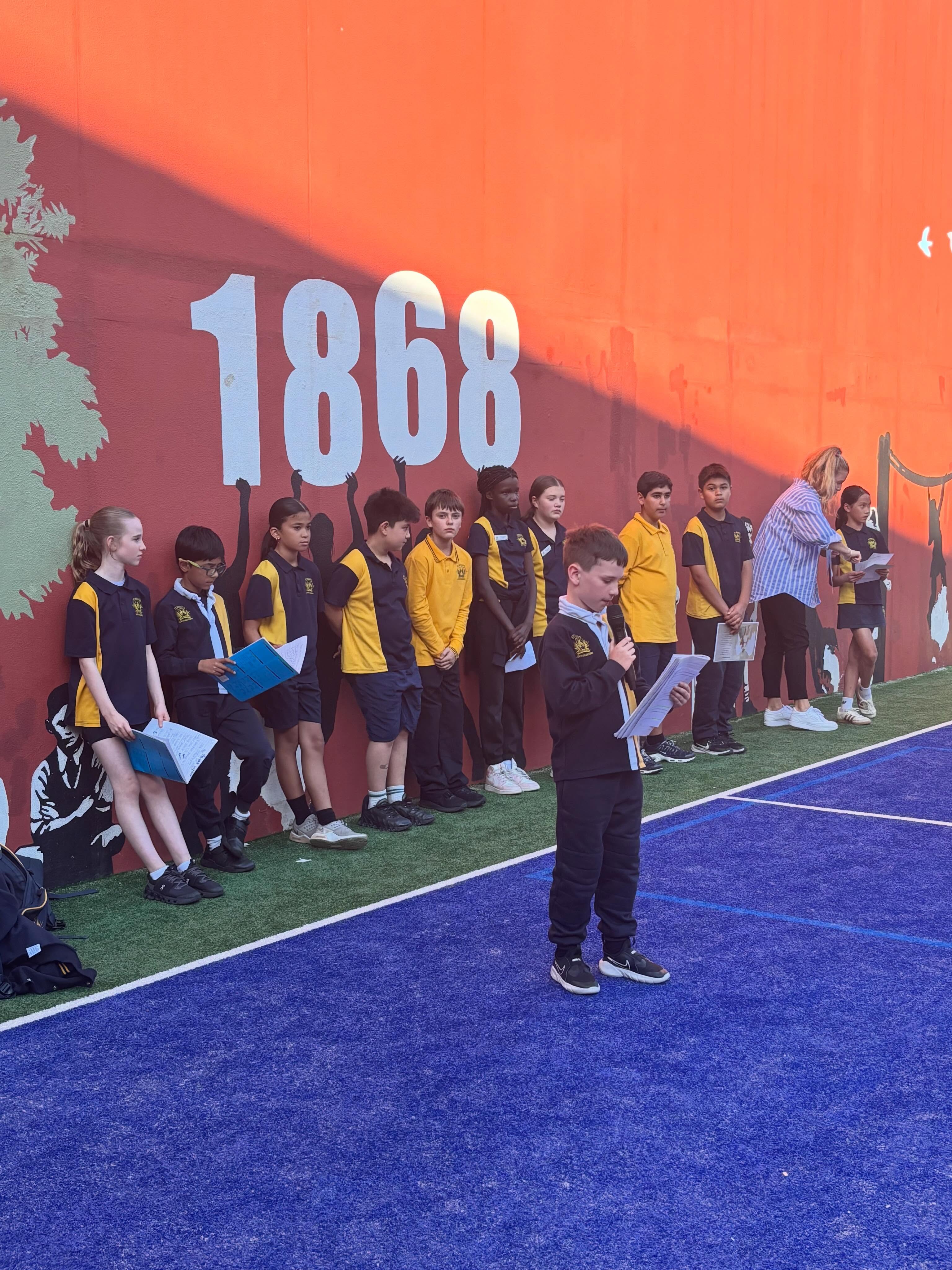 Last week our Year 5/6 students took the floor at our assembly to share their stories from RE lessons ✨
Through powerful diary entries, they stepped into the shoes of characters from the Bible and shared their perspectives, thoughts and emotions with our school community. It was wonderful to see their creativity, empathy and confidence shine as they retold these familiar stories in such a meaningful way.
We are so proud of their effort and courage in presenting to the whole school 👏📖💛