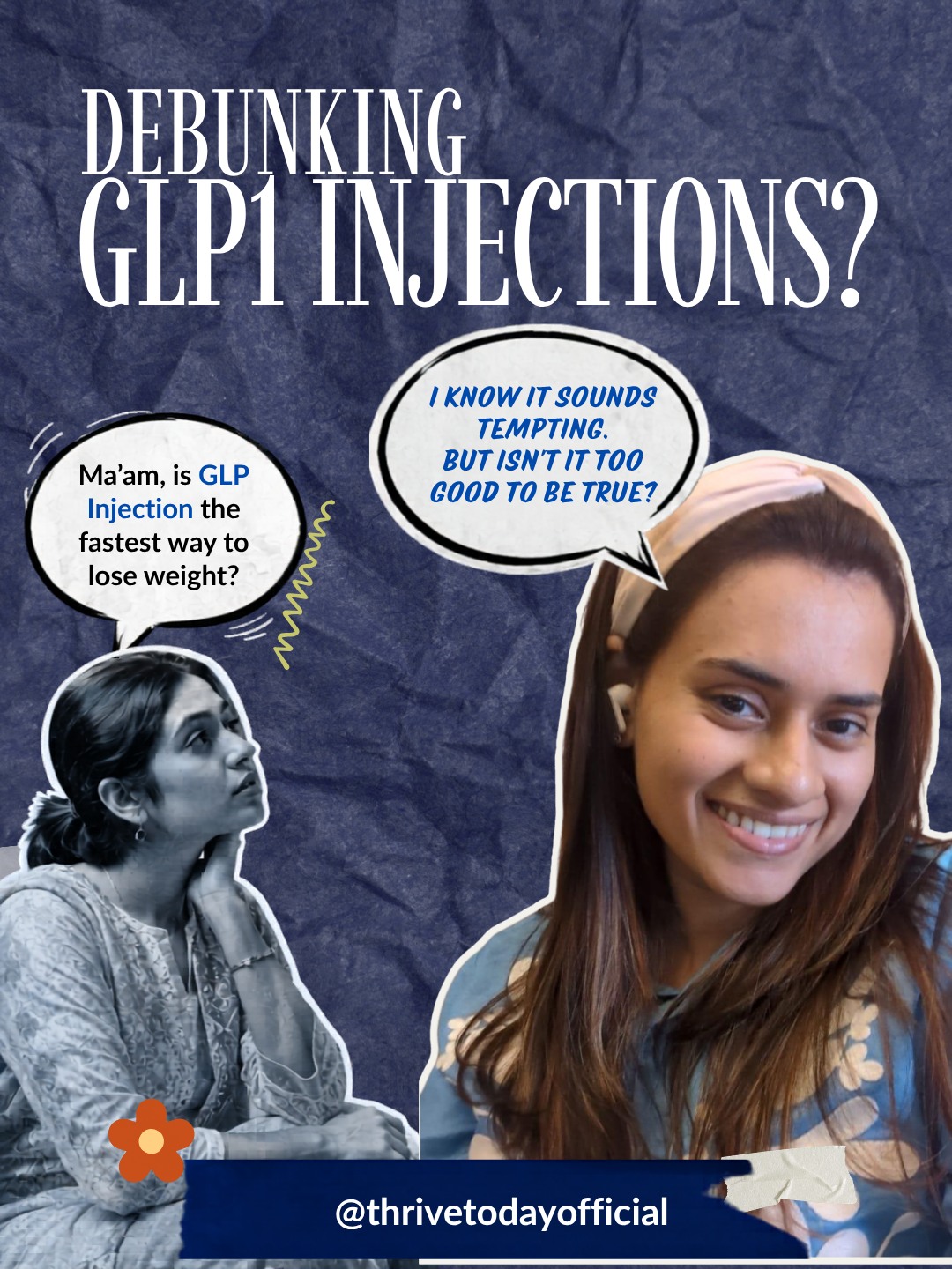 Everyone is celebrating the weight loss.
But very few are talking about what some women are losing *along the way.*
GLP-1 medications like Ozempic can absolutely help in the right medical setting. For some people, they are life-changing.
But social media has turned them into a “quick-fix skinny trend” — without talking about the consequences.
Because when appetite disappears completely…
so can:
• muscle mass
• energy
• healthy hormones
• proper nourishment
• your relationship with food
And when women are surviving on 300–500 calories a day, the body doesn’t feel “healthy.”
It feels stressed, depleted, and underfed.
Weight loss should never come at the cost of:
✨ strength
✨ metabolism
✨ confidence
✨ long-term health
✨ quality of life
This is not about fear.
It’s about informed consent.
If you’re considering GLP-1s, ask better questions:
✔️ How will I protect my muscle mass?
✔️ Am I eating enough protein?
✔️ What happens when I stop?
✔️ Is my plan sustainable long term?
✔️ Am I healing my habits too?
You deserve support — not starvation disguised as wellness. ❤️
Save this post for someone who thinks “smaller” automatically means healthier.
#GLP1 #Ozempic #WomenHealth #WeightLossJourney #HormoneHealth #MetabolicHealth #NutritionMatters #HealthyWeightLoss #MuscleMass #WellnessTruth #FatLossNotWeightLoss #WomensWellness #HealthEducation #ThriveWithNutrition #BodyRespect
