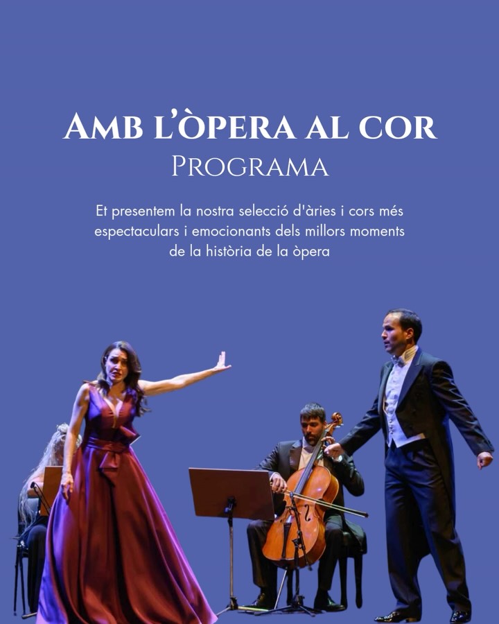 Vols un tastet del que viurem el proper 26 de maig?
A “Amb l’òpera al cor” t’espera un recorregut per alguns dels fragments més emocionants i reconeguts de l’òpera: Verdi, Puccini, Bizet i altres grans compositors que han emocionat generacions senceres.
Àries, cors i peces capaces de posar la pell de gallina, interpretades per artistes, músics i cors que convertiran cada segon del concert en un moment que t’encantarà reviure.
📍 Teatre-Auditori Sant Cugat
📅 26 de maig · 20 h
🎟️ Entrades disponibles al link de la bio @aproperainsta
❤️ També pots col·laborar amb la fila zero
#apropera #opera #concertsolidari #musicaclassica #operalovers