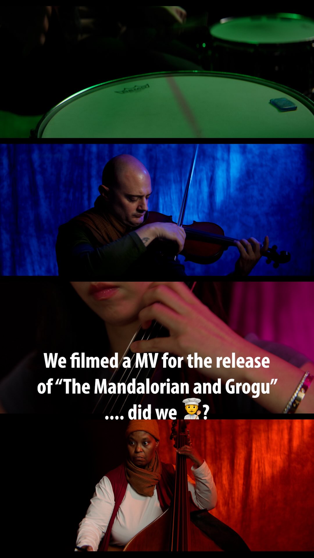The day is finally here! “The Mandalorian and Grogu” is releasing in theaters and to celebrate we filmed a Music Video (link in the bio!!) for one of our favorite television themes! Written by @ludwiggoransson , the main theme so perfectly captures the cinematic journey of the Mandalorian and Grogu’s journey across the galaxy. We hope you enjoy this re-imagining of the piece by our chamber ensemble, featuring flutes, saxophones, strings, piano, and percussion in a unique arrangement. Huge thank you to everyone involved in this project (it was a lot of people!!)
“The Mandalorian” Original music written by Ludwig Göransson
Arranged by @chrislarosamusic
Performed by @mattviolin01 and Yunhee Ahn on Violin, @shwoop.alto on Viola, @ubinvc on Cello, Kimberly Johnson on Double Bass, @rachel_jeeyoung on Flute, @saxophonedoug on Soprano/Alto Saxophones, @mevanssax on Tenor/Bariotone Saxophones, @ellensuhpiano (with additional recording by @hanselsolo) on Piano/Synth and Percussion by @tjmaistros !
Recorded by @ericblackclarinet
Mixed by Daniel Choi
Filmed and Directed by @ericblackclarinet
Mandalore Font by: Dan Zadorozny (Iconian Fonts)
#themandalorian #starwars #chambermusic