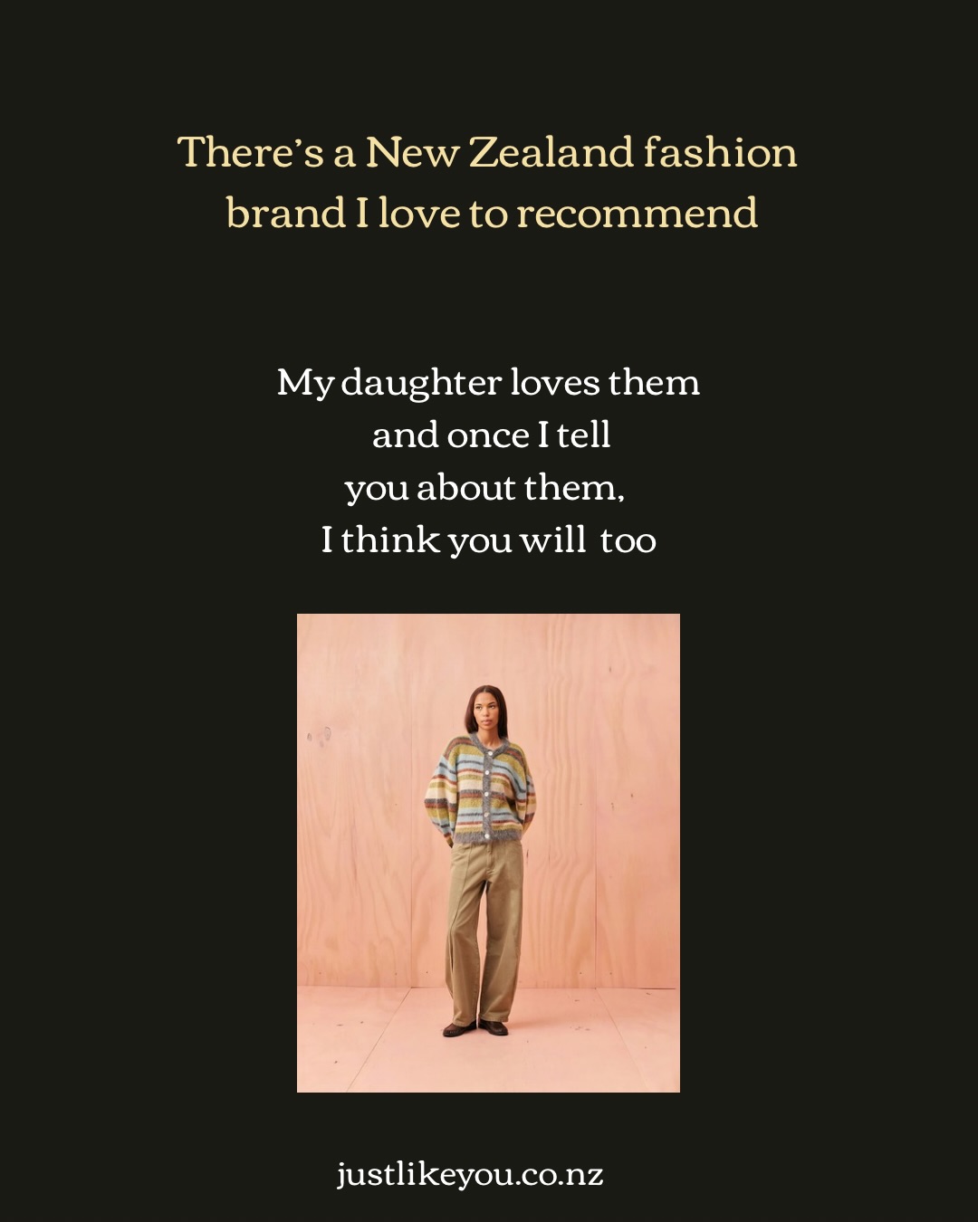 There’s a New Zealand fashion brand I love to recommend. My daughter is obsessed and honestly, I get it. 🩷
Swipe through to find out who it is. I’m saving the name for the end.
Have you heard of them?
Comment below 👇
If you want help building a wardrobe full of pieces from brands like this, ones that actually work for your body, your colour season, and your lifestyle, that’s exactly what I do.
Visit my website via the link in bio. ✨
@rubytakessnaps
#JustLikeYouAotearoa
#PersonalStylistNZ
#ColourAnalysisNZ