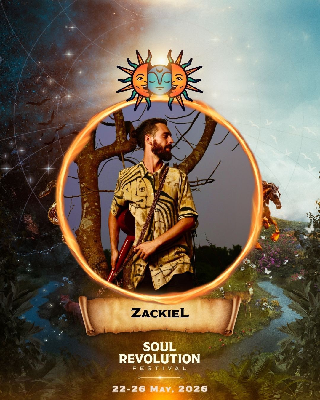 New Set Time: 5pm Today Monday at LoveJam Dome! 🔥🌀
Can’t wait to see you there 😘☀️
We’ve prepped something beautiful with @japateaching on vocals and percussion
@simranhunjun on vocals
@18fluteloops on trumpet, sax and classical flute
@mrcompl3x for a mighty dance performance
Honoured 💙
@lovejamcommunity @soul.revolution.festival We got there in the end thank you for sorting a good slot for us ☀️