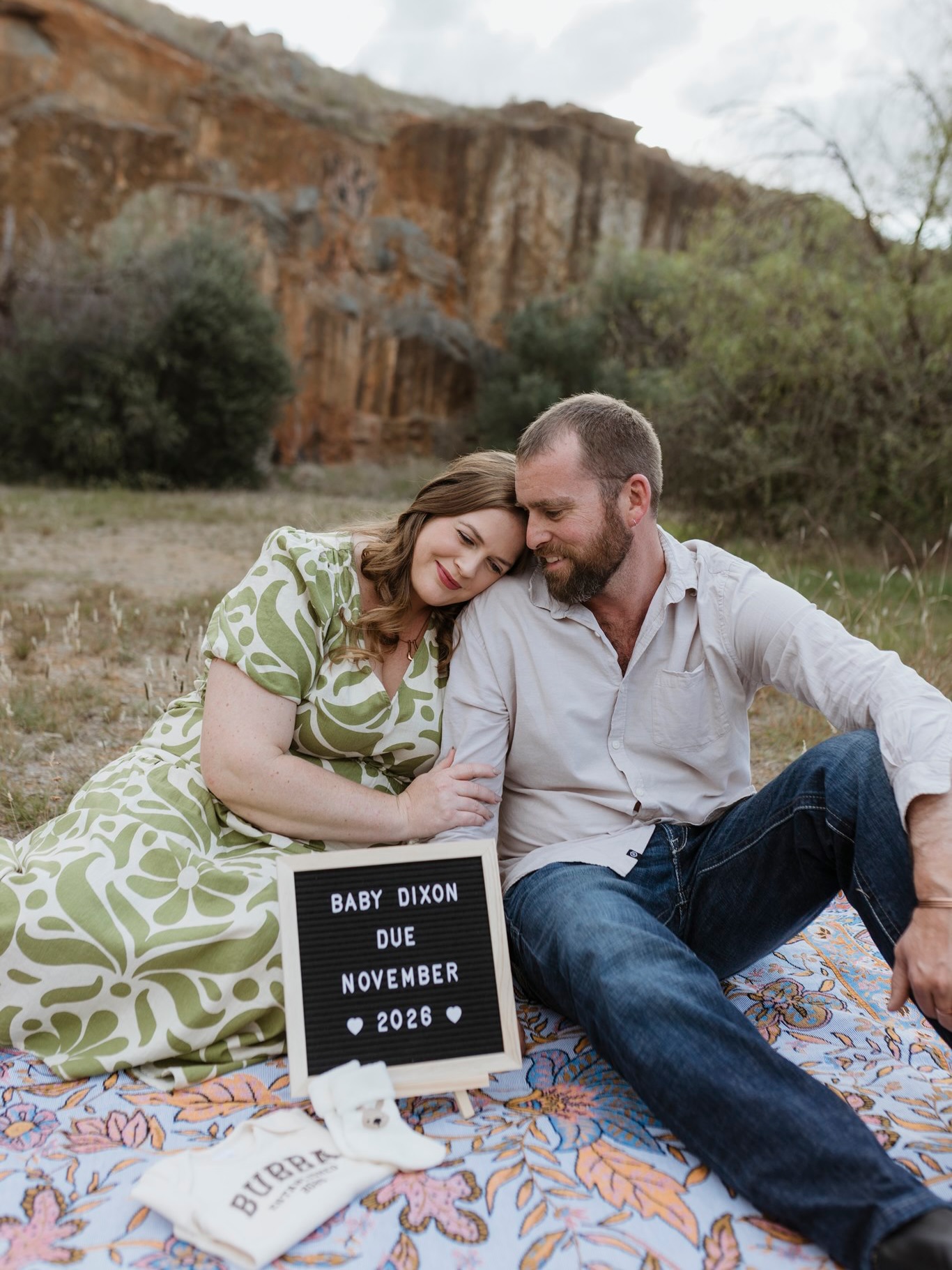 Belinda and Shane are growing their little family and I had the absolute honour of capturing this beautiful season for them.
Golden light, quiet moments together, the sweetest little announcement⦠and of course their two gorgeous fur babies who are already so ready for their new best friend to arrive.
There is something so beautiful about photographing people right in the middle of a life-changing chapter. The excitement, the calmness, the love, the āwe canāt quite believe this is happeningā feeling. Itās all there in these images.