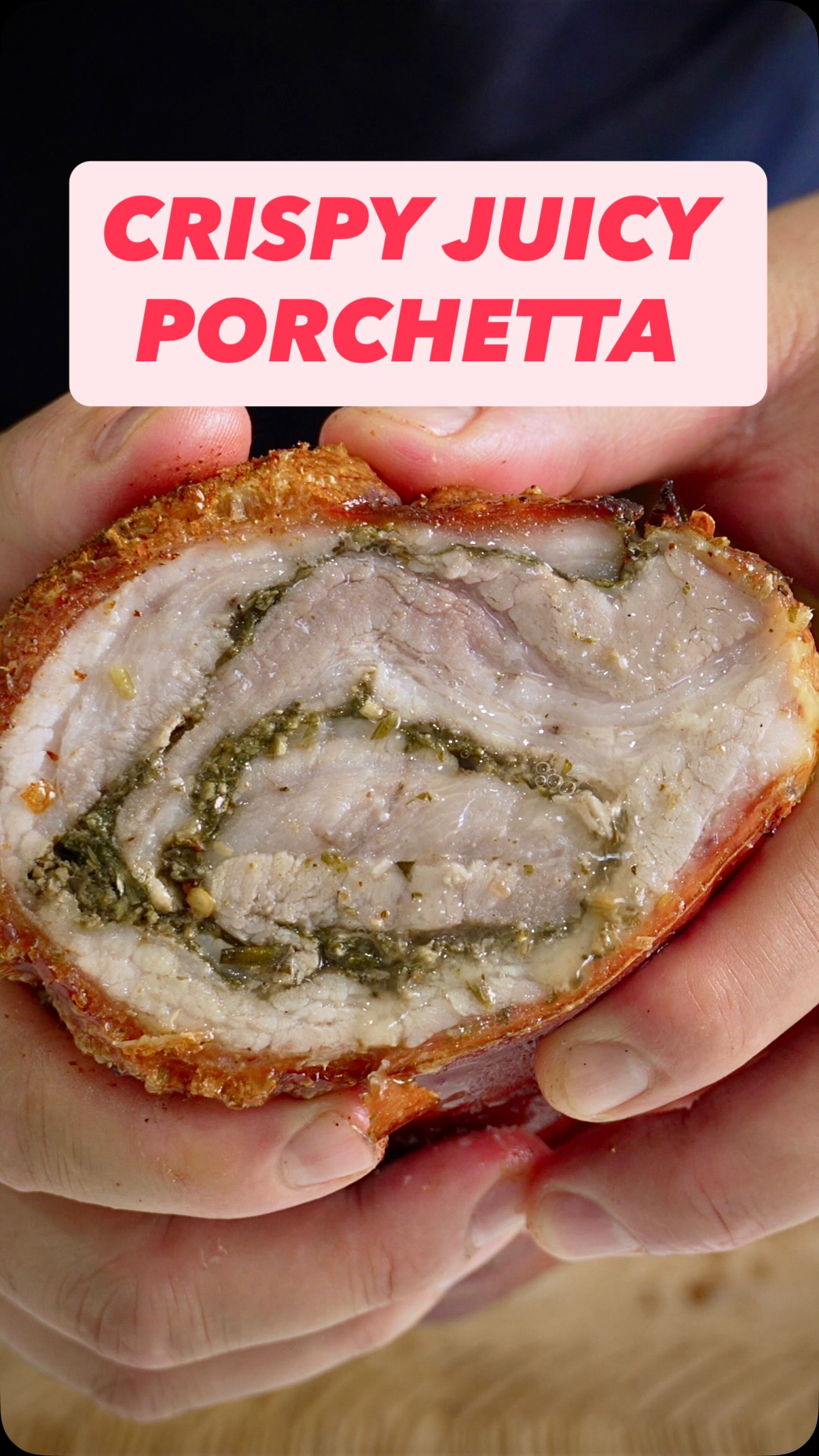 If you want a SUPER JUICY AND CRISPY Porchetta 🐽then this is the recipe for you🔥 Traditionally made with the pork loin inside but that can dry out quick and for your first time making porchetta, pork belly is a great entry point into this Italian staple. Have it for Sunday roast, a special occasion or stayed tuned and see what we do with it later.. recipe below 👇
Ingredients
* 4 kg pork belly (skin on)
* 20 g salt (plus extra for outside seasoning)
* 8 cloves garlic
* 12 g rosemary fresh
* 10 g thyme leaves
* 35 g parsley fresh
* Good pinch chilli seed
* 1/2 tbsp ground coriander seed
* Half nutmeg grated
* 5 g peppercorns
* 15 g fennel seed
Method
Butterfly the pork and make sure not to cut through to the skin or fully through the other side. You want it open like a book.
Toast the fennel and black peppercorn and grind. Chop up your herbs roughly. Open your pork up skin side down. Season with salt and then all the spices. Grate over garlic. Add herbs. Try and get an even spread for everything. Roll up and tighten with butchers knot. Keep on a rack in the fridge uncovered for up to 2 days to really dry out the skin.
Preheat oven to 300°F (150°C). Cook for 2–3 hours. Internal temperature should reach 68–70°C (155–158°F). Probe from the side for accuracy.
Increase oven temperature to 450F (232c). Roast for 15–25 minutes until the skin crisps and crackles. Rotate often (about 3 times) to avoid burning.
#porchetta #crackling