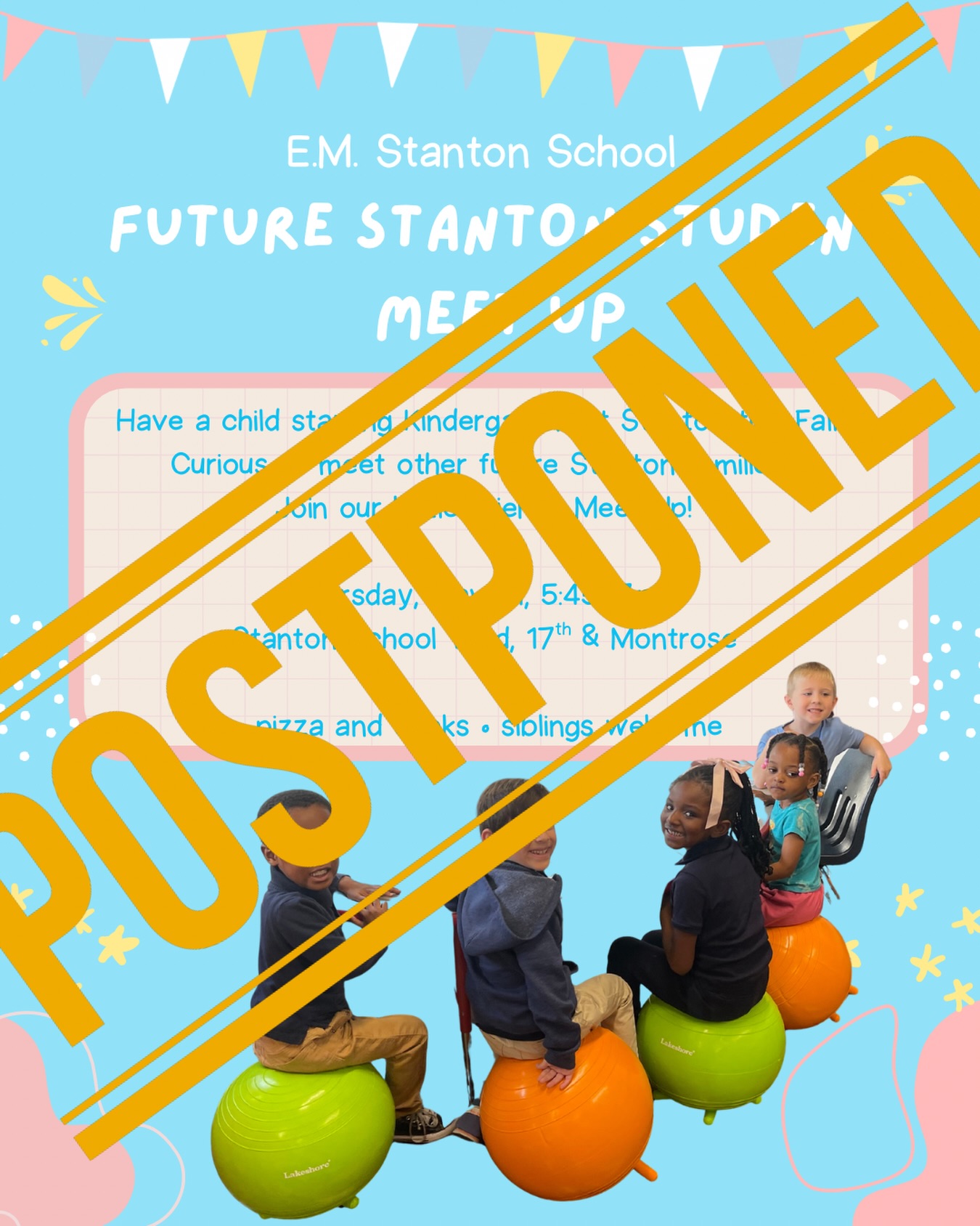 Today’s Little Friends meet up is postponed due to weather! 🌧️ 🌧️ Stay tuned for a new date.